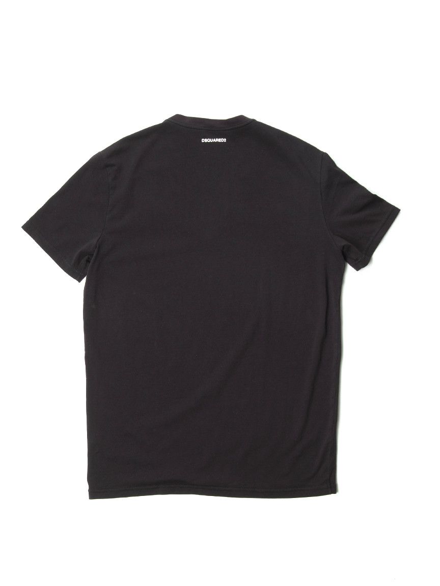 Dsquared2 Dsquared2 V-neck cotton jersey black Tee M/L Size US M / EU 48-50 / 2 - 4 Thumbnail