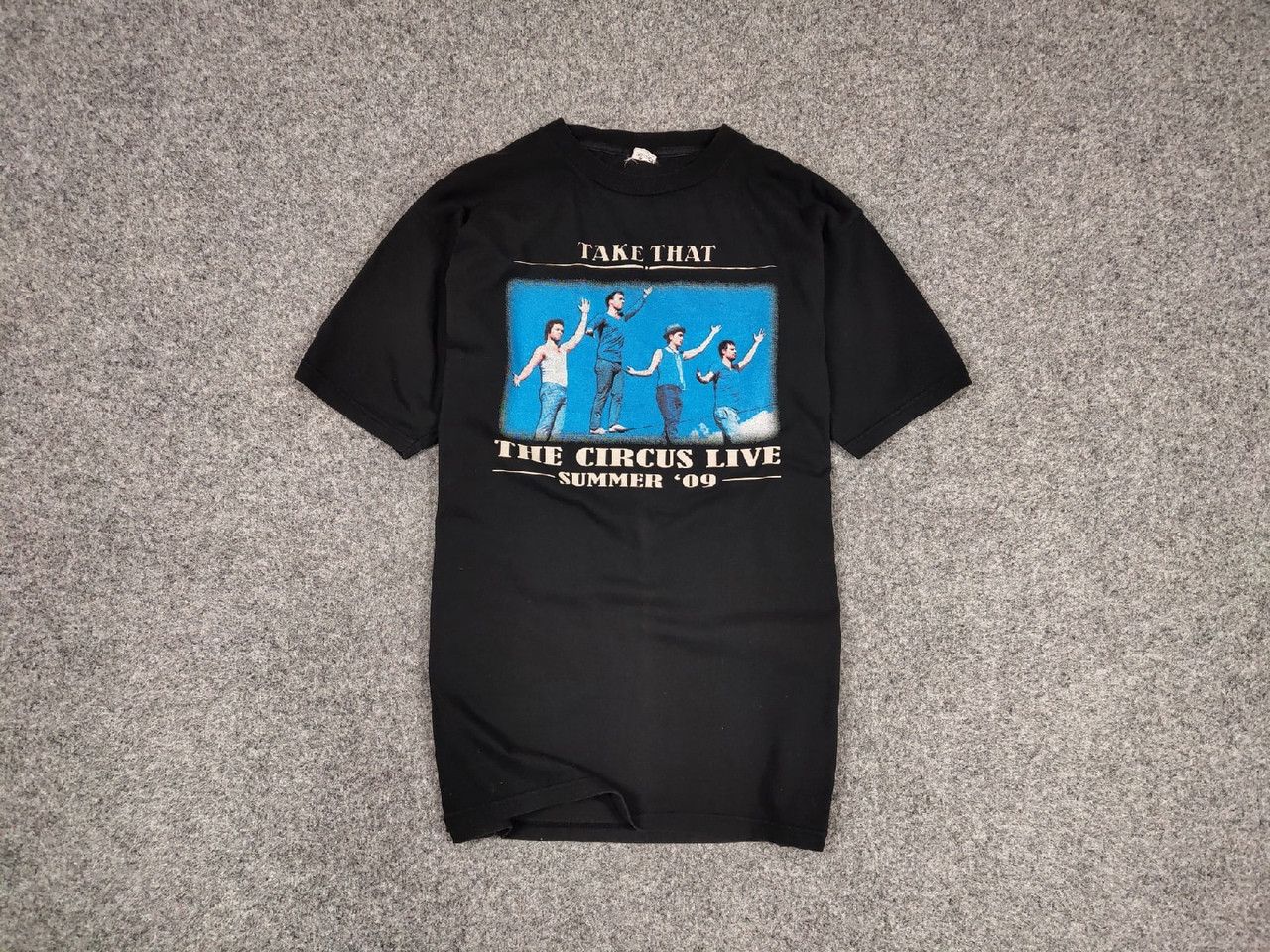 Vintage 09s Take That The Circus Live Summer Tour Band Tees