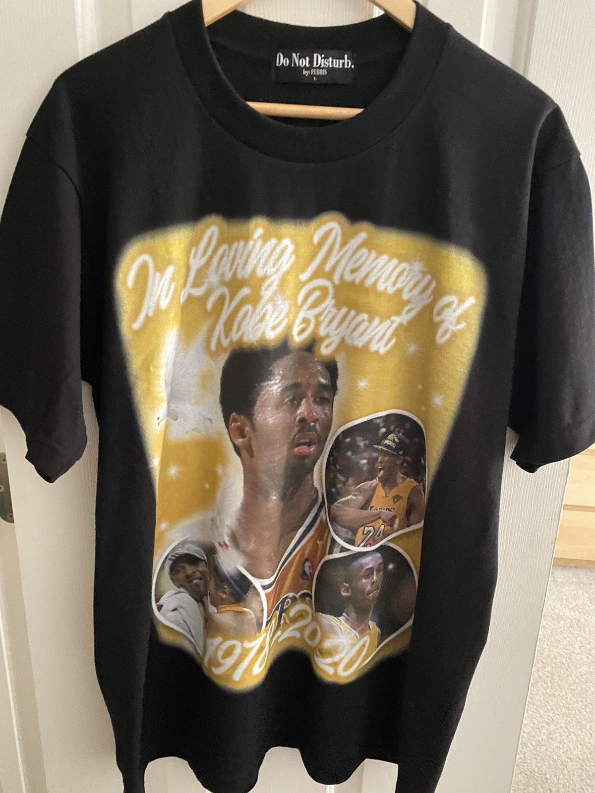 Vintage Do Not Disturb by Ferris “In Loving Memory” Kobe Shirt | Grailed