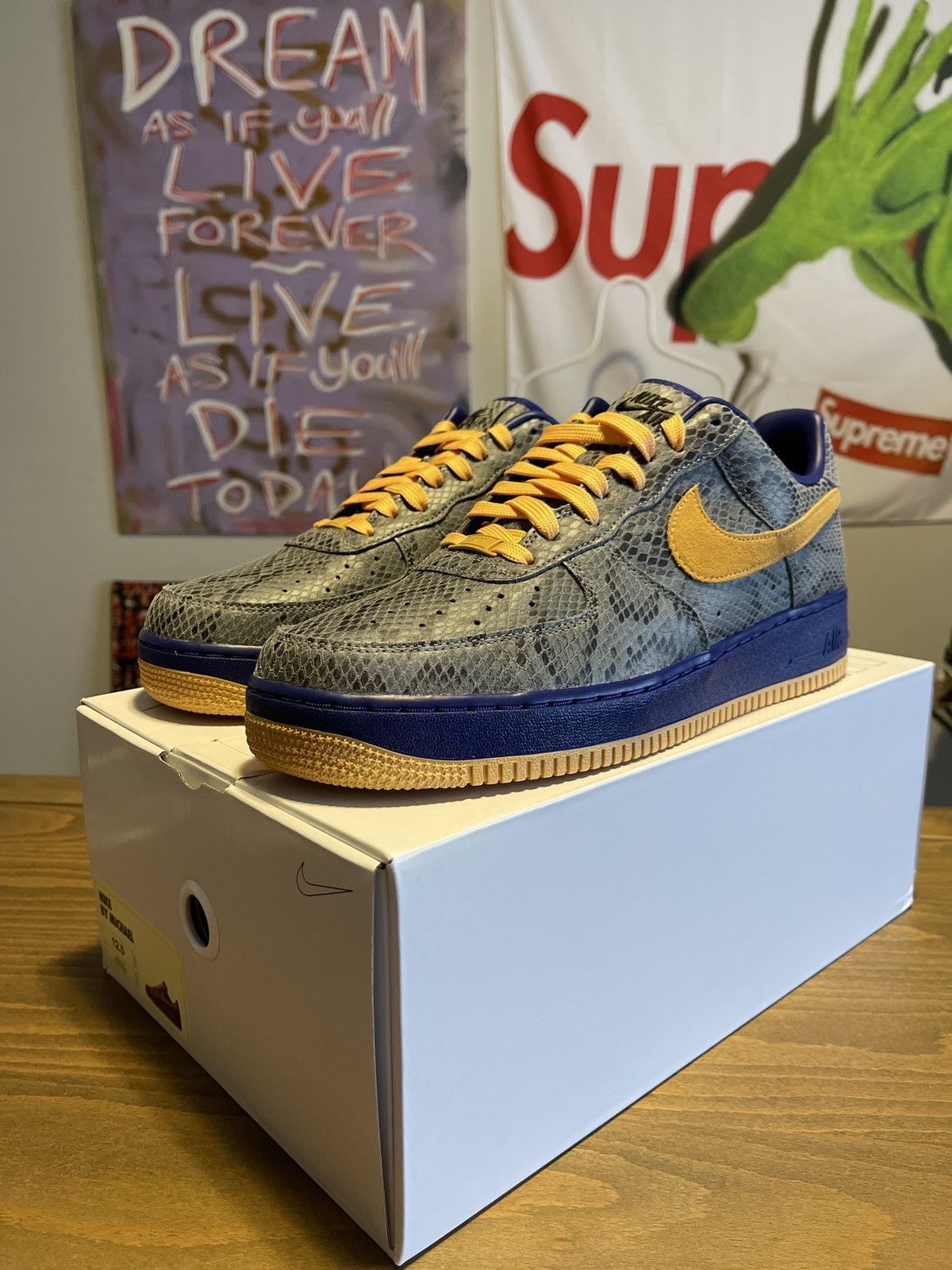 image of Nike Af1 “Nike By You” Bl8Ck M24Ba Shoes in Black, Men's (Size 12.5)