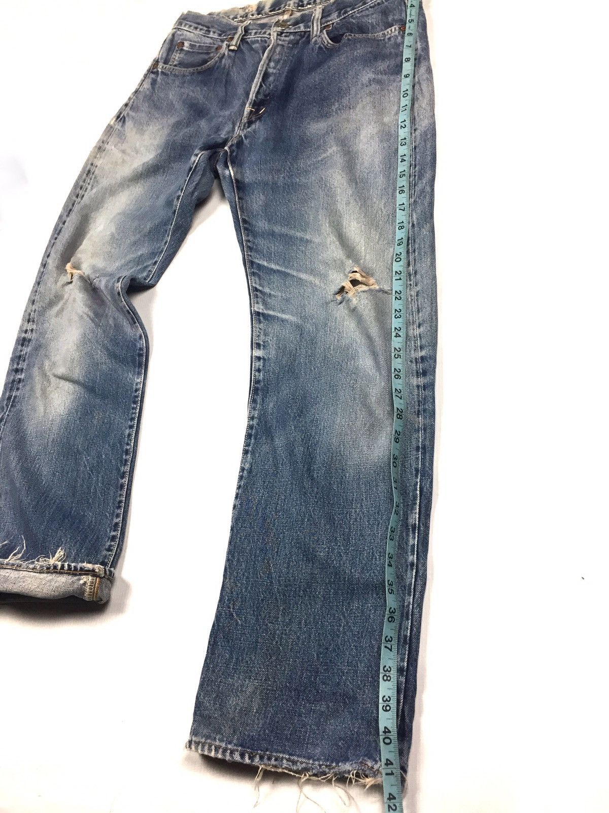 Blue Blue Japan Top fabric Blue blue japan selvedges denim Size US 33 - 12 Thumbnail