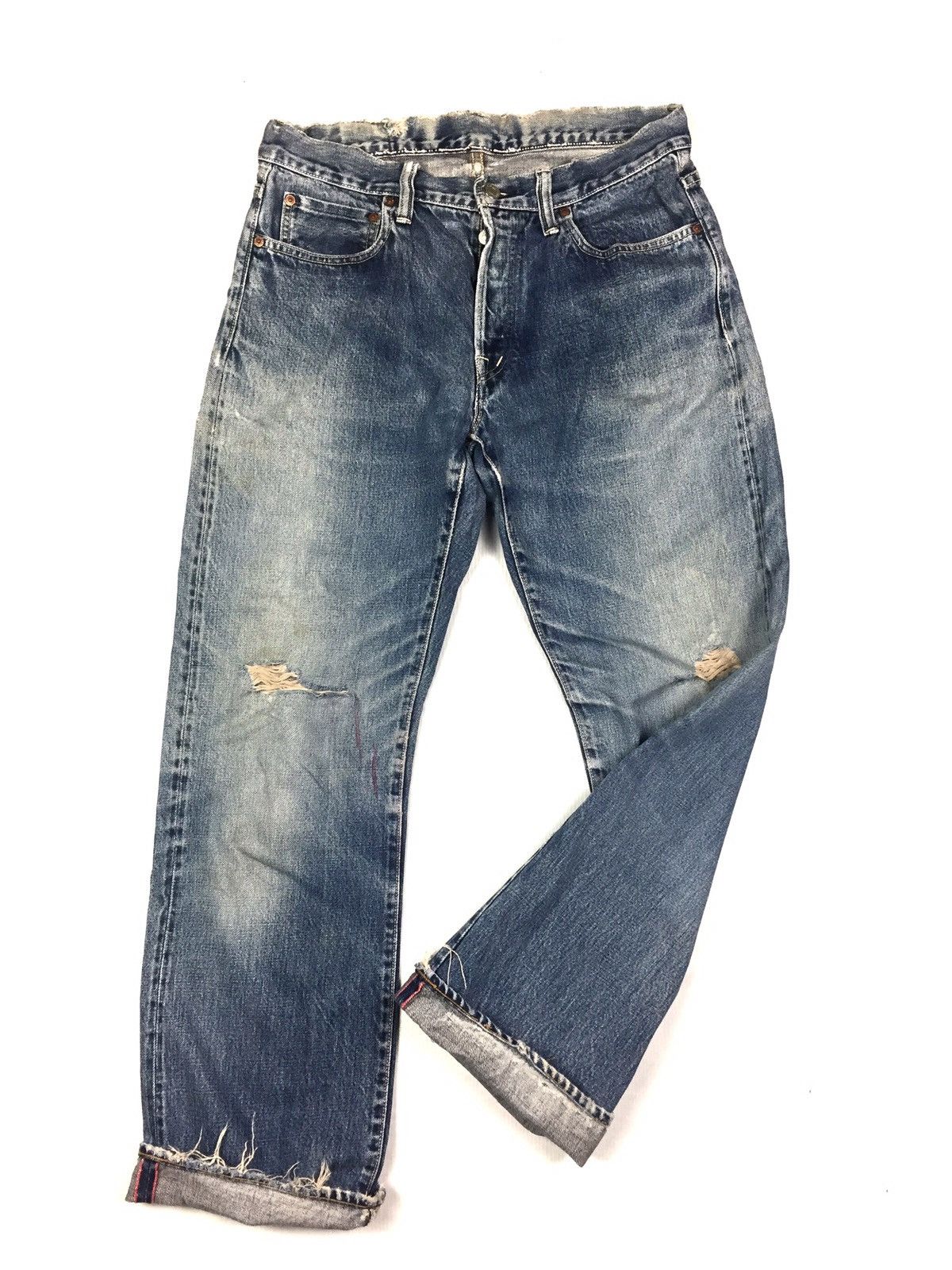 Blue Blue Japan Top fabric Blue blue japan selvedges denim Size US 33 - 1 Thumbnail