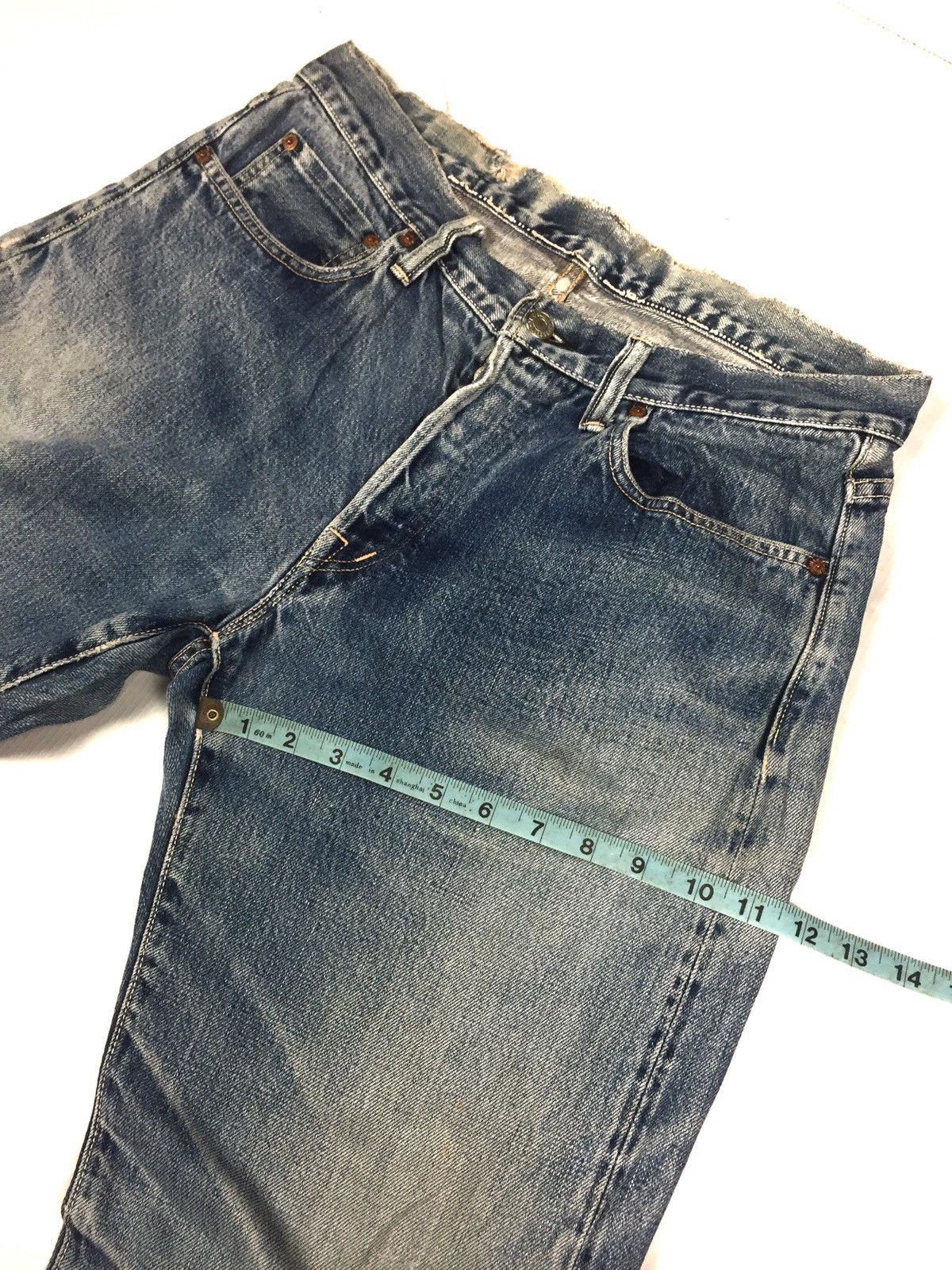 Blue Blue Japan Top fabric Blue blue japan selvedges denim Size US 33 - 11 Thumbnail