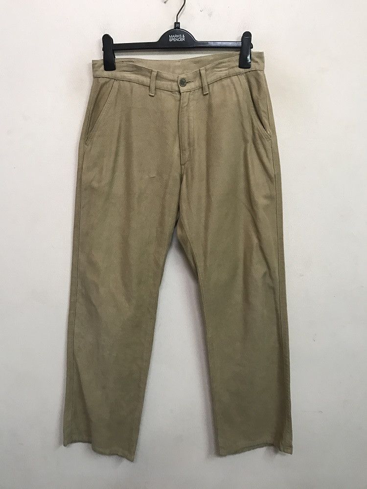 Fiorucci Vintage Fiorucci Safety Jeans Suede Cotton Trouser Work Pant Size US 32 / EU 48 - 1 Thumbnail