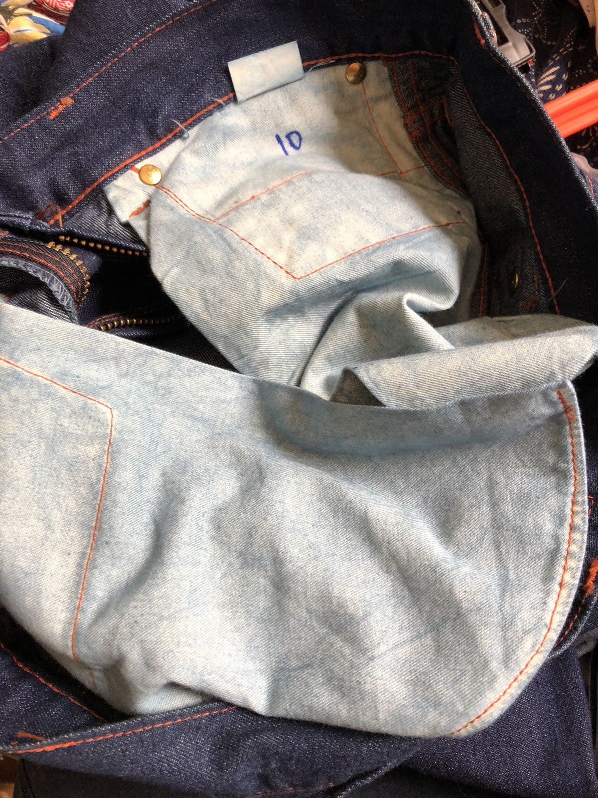 Pherrow's Pherrows Japan Indigo STUBBORN Union Made Denim Work Pant Size US 32 / EU 48 - 24 Thumbnail