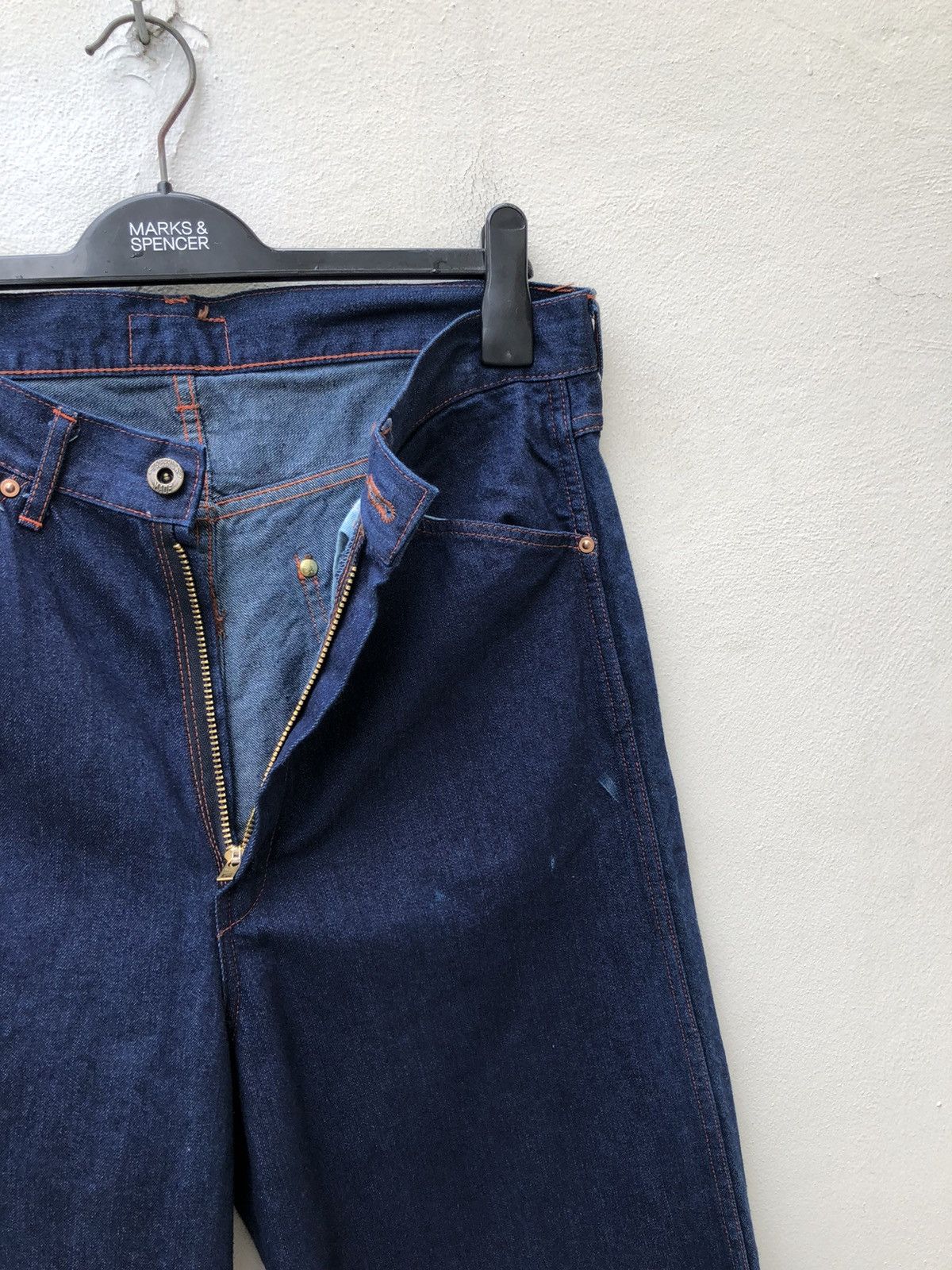 Pherrow's Pherrows Japan Indigo STUBBORN Union Made Denim Work Pant Size US 32 / EU 48 - 10 Thumbnail