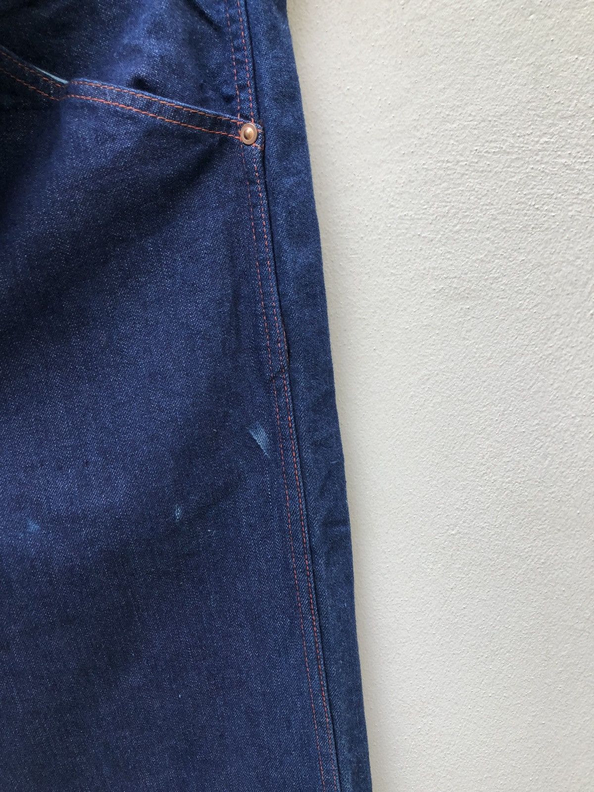 Pherrow's Pherrows Japan Indigo STUBBORN Union Made Denim Work Pant Size US 32 / EU 48 - 11 Thumbnail