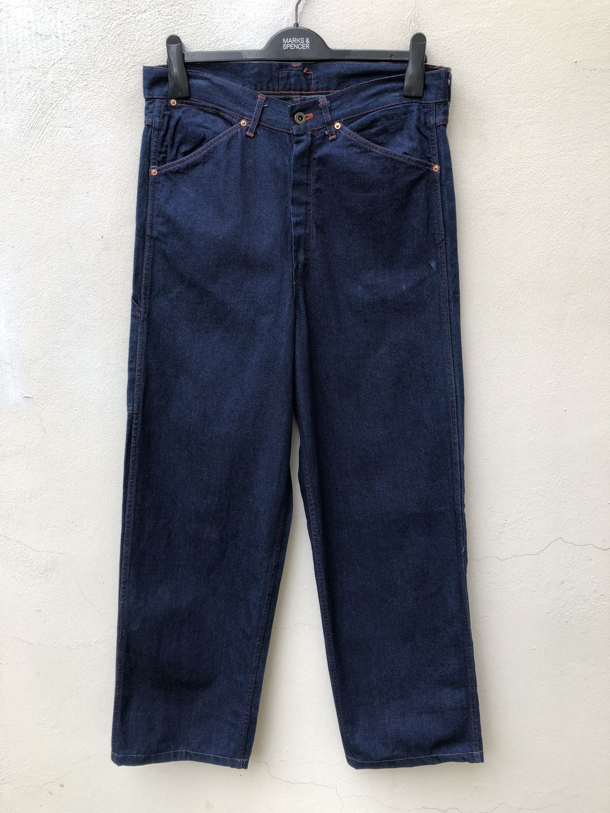 Pherrow's Pherrows Japan Indigo STUBBORN Union Made Denim Work Pant Size US 32 / EU 48 - 6 Thumbnail