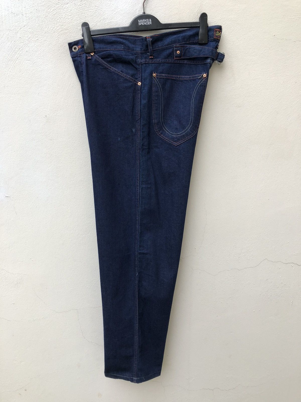 Pherrow's Pherrows Japan Indigo STUBBORN Union Made Denim Work Pant Size US 32 / EU 48 - 20 Thumbnail