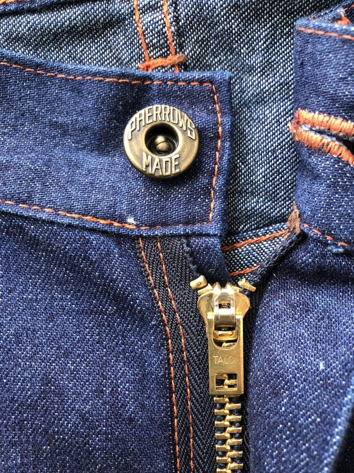 Pherrow's Pherrows Japan Indigo STUBBORN Union Made Denim Work Pant Size US 32 / EU 48 - 9 Thumbnail