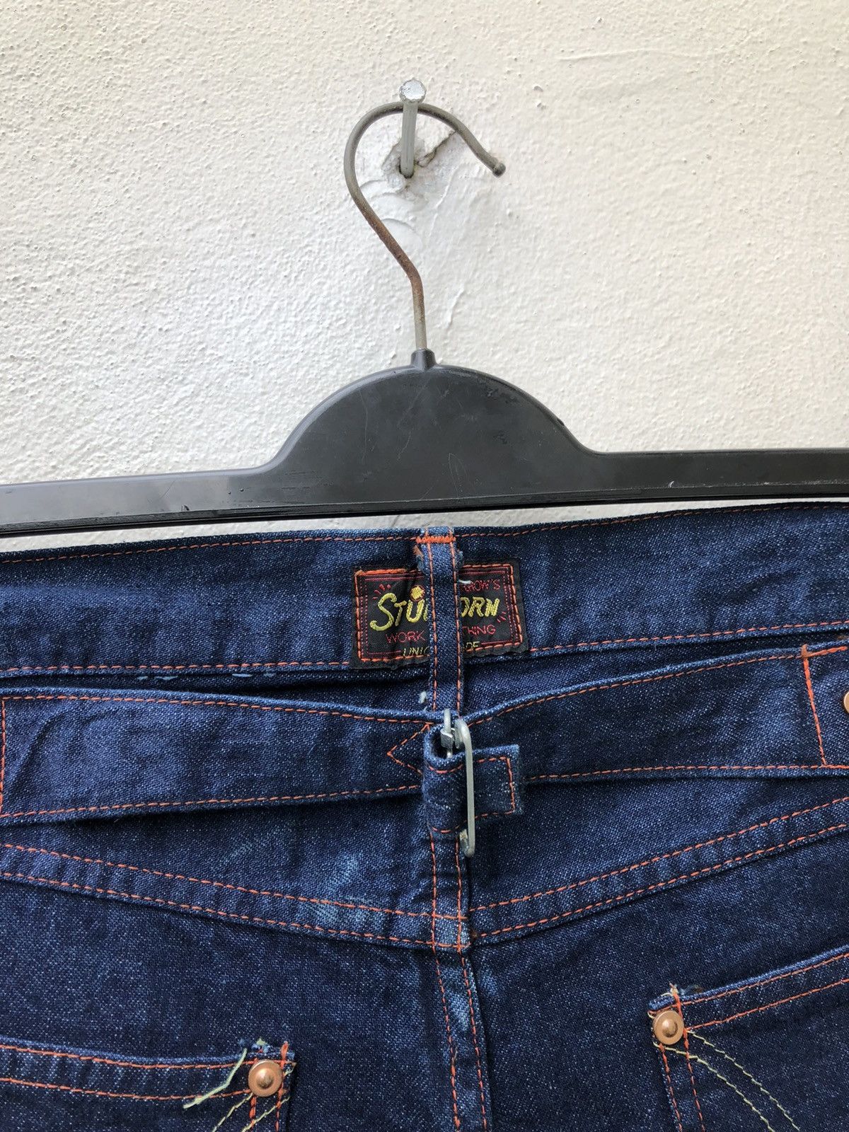 Pherrow's Pherrows Japan Indigo STUBBORN Union Made Denim Work Pant Size US 32 / EU 48 - 17 Thumbnail