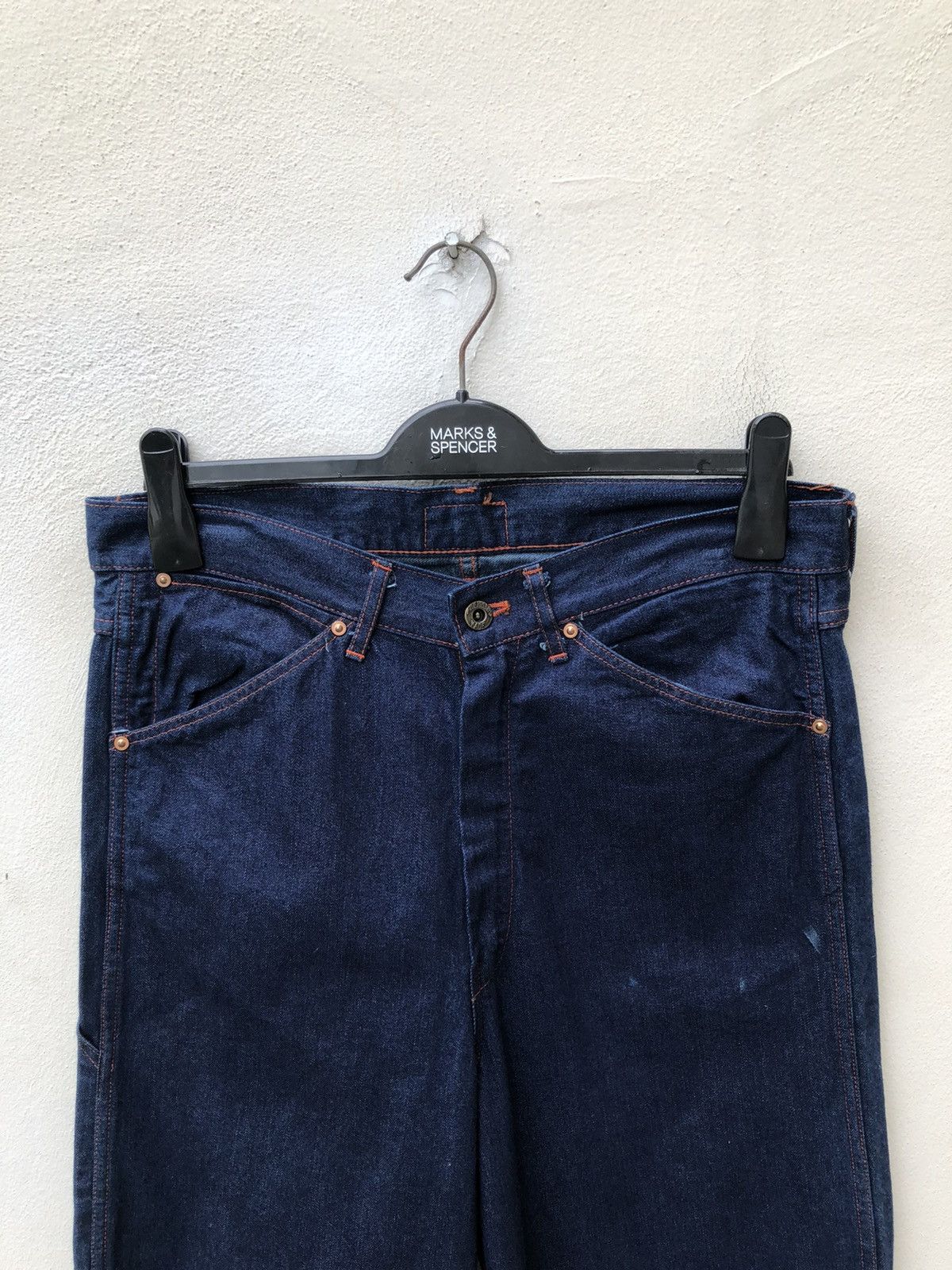 Pherrow's Pherrows Japan Indigo STUBBORN Union Made Denim Work Pant Size US 32 / EU 48 - 7 Thumbnail