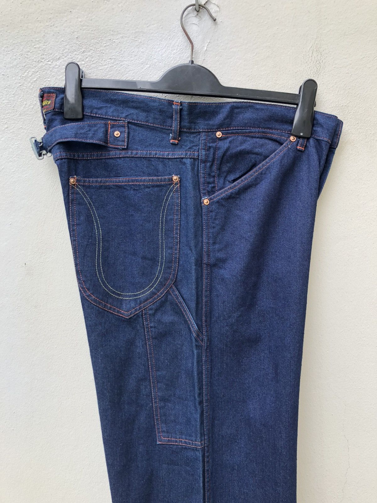 Pherrow's Pherrows Japan Indigo STUBBORN Union Made Denim Work Pant Size US 32 / EU 48 - 22 Thumbnail