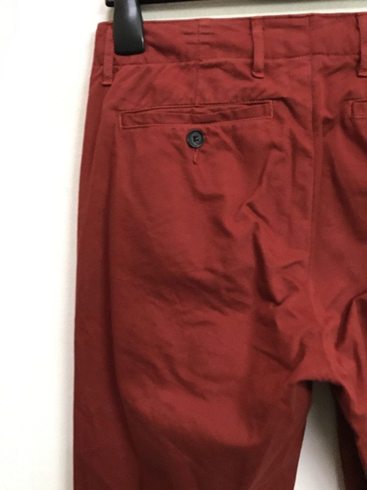 Billy Reid Designer Billy Reid X J.S Works Made in Usa Burgundy Pant Size US 30 / EU 46 - 9 Thumbnail