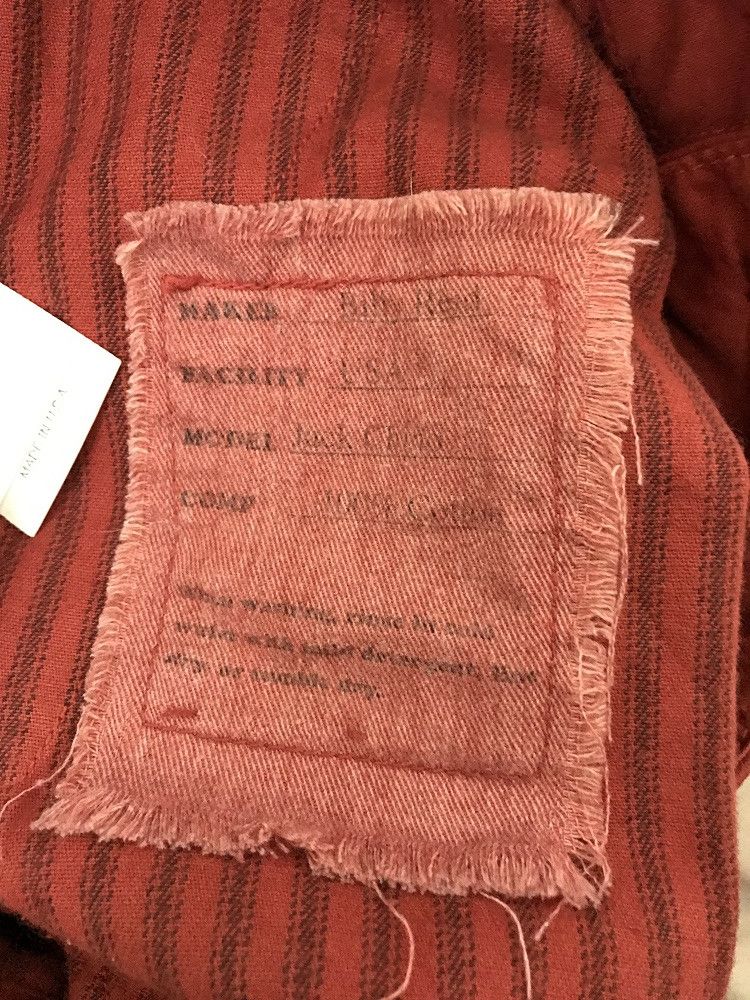 Billy Reid Designer Billy Reid X J.S Works Made in Usa Burgundy Pant Size US 30 / EU 46 - 17 Thumbnail