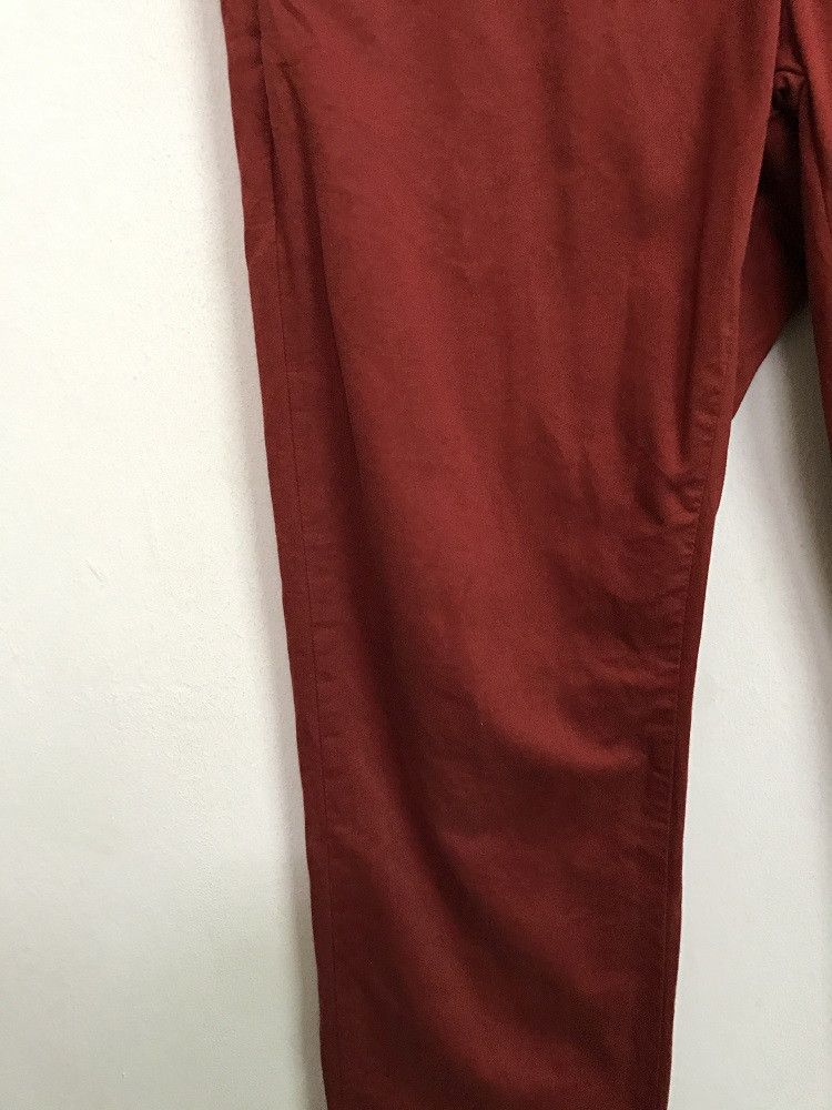 Billy Reid Designer Billy Reid X J.S Works Made in Usa Burgundy Pant Size US 30 / EU 46 - 4 Thumbnail
