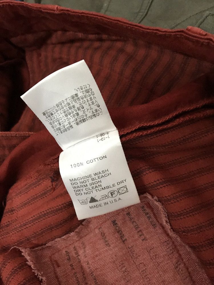 Billy Reid Designer Billy Reid X J.S Works Made in Usa Burgundy Pant Size US 30 / EU 46 - 18 Thumbnail