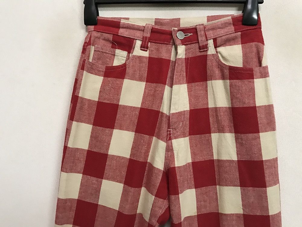 Vintage CAMEL CRUTCH Japan Tartan Check Plaid Trouser Pant Size US 28 / EU 44 - 2 Thumbnail