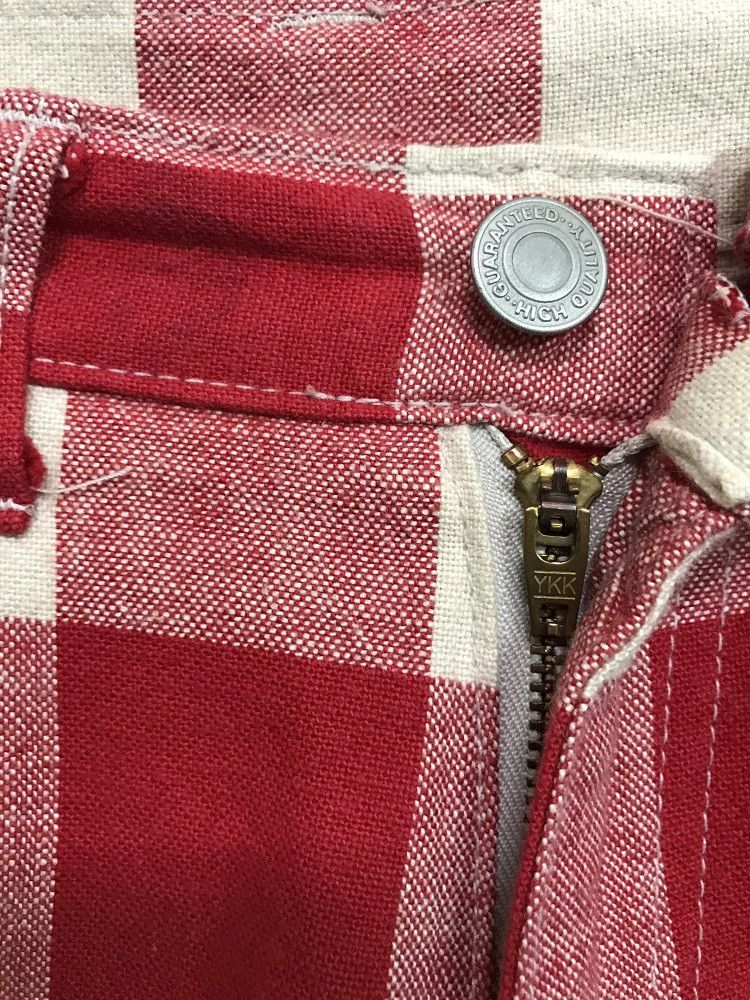 Vintage CAMEL CRUTCH Japan Tartan Check Plaid Trouser Pant Size US 28 / EU 44 - 3 Thumbnail