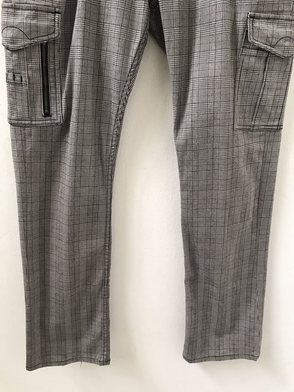 Vintage On Board Japan Tartan Checks Stretchable Cargo Trouser Pant Size US 34 / EU 50 - 4 Thumbnail
