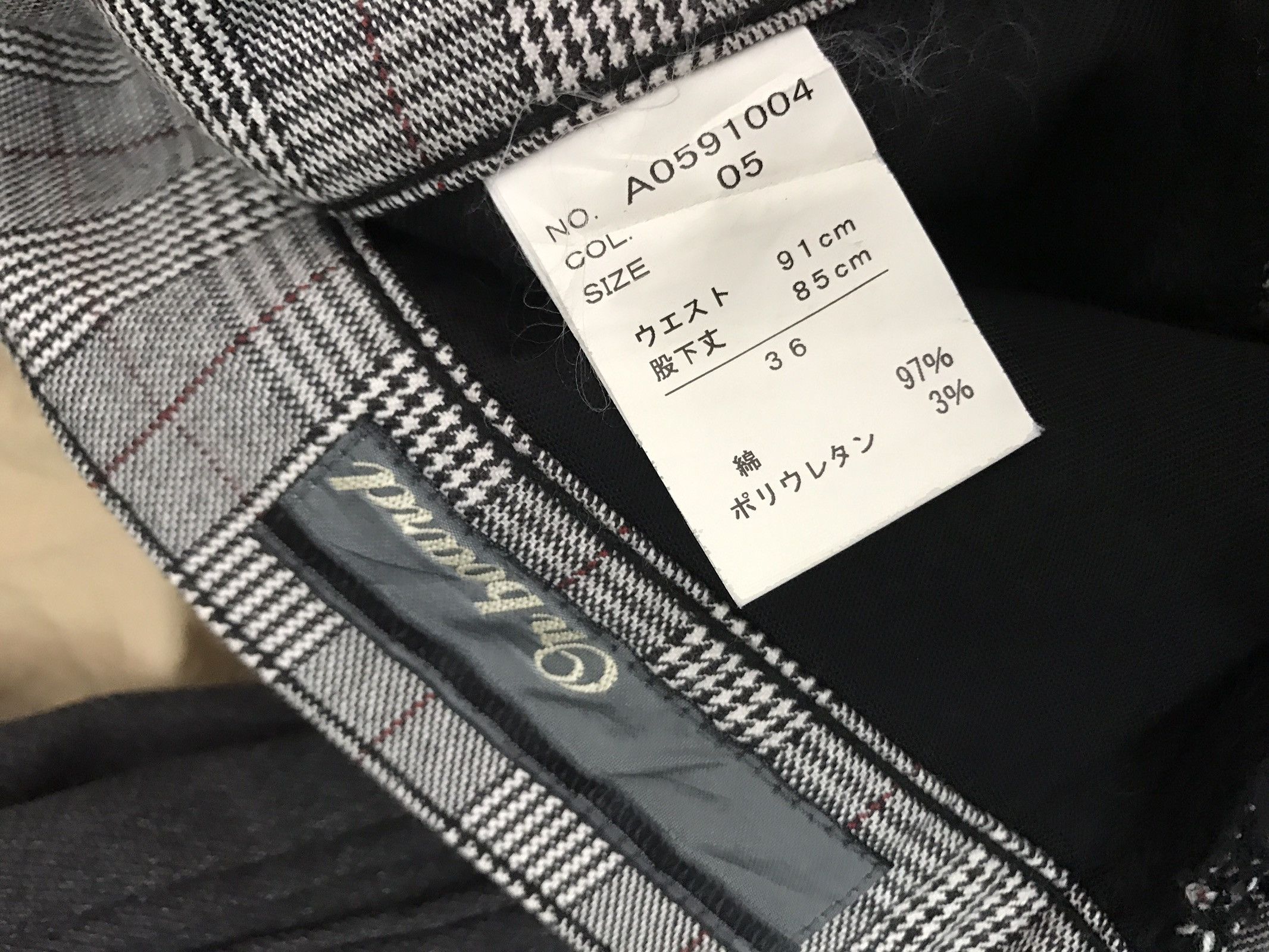 Vintage On Board Japan Tartan Checks Stretchable Cargo Trouser Pant Size US 34 / EU 50 - 16 Thumbnail