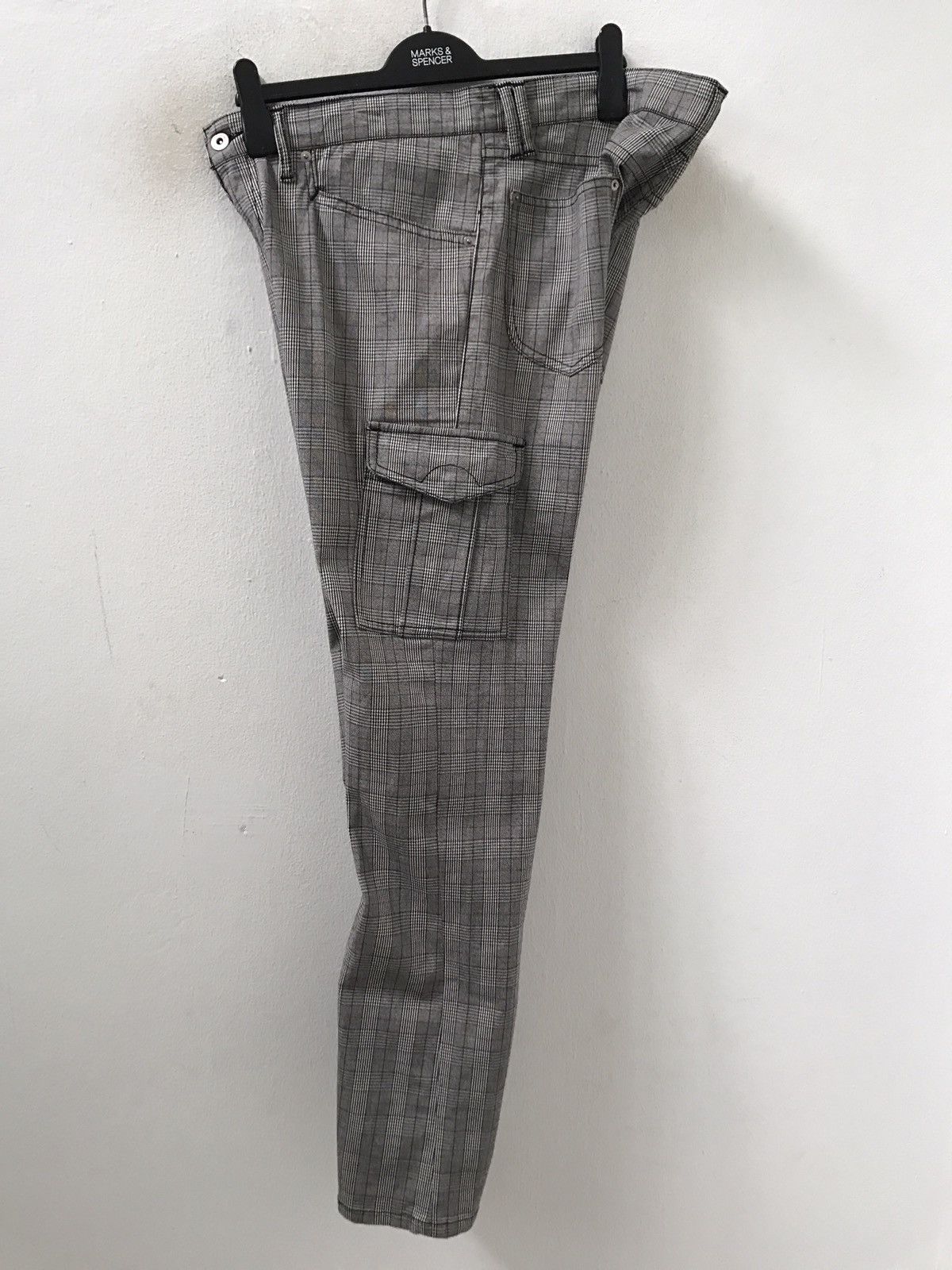 Vintage On Board Japan Tartan Checks Stretchable Cargo Trouser Pant Size US 34 / EU 50 - 11 Thumbnail
