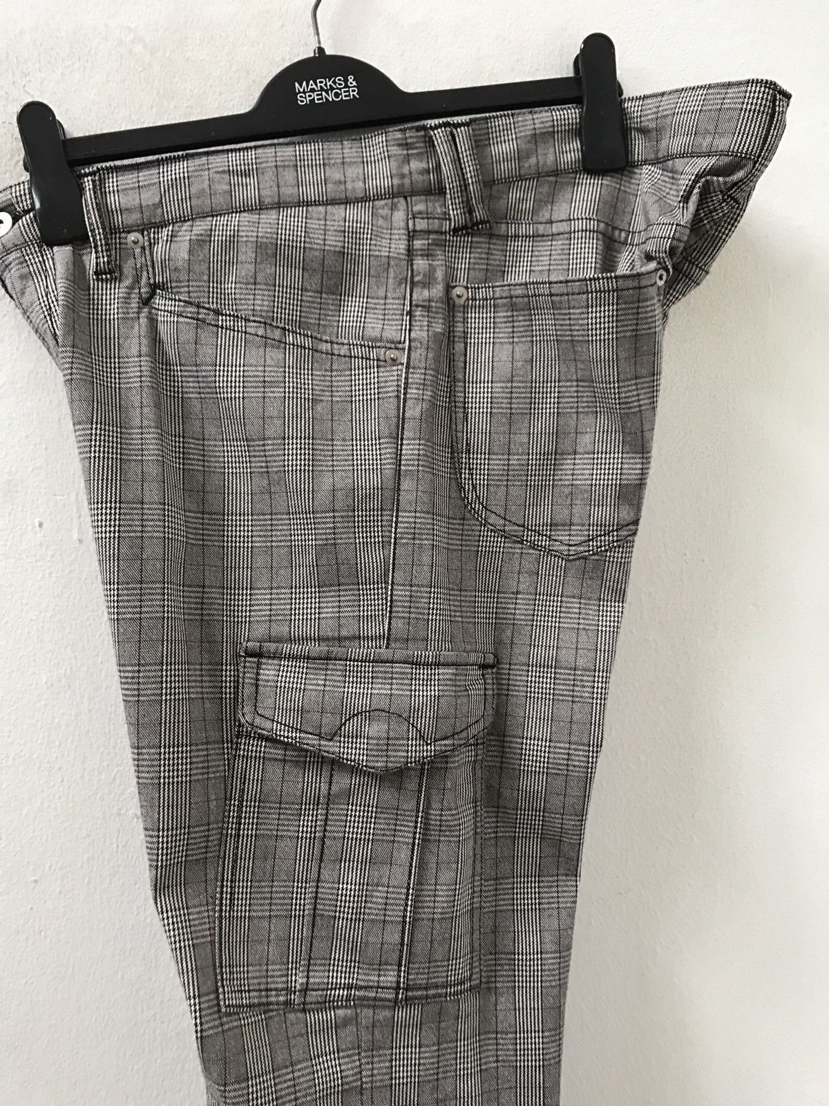 Vintage On Board Japan Tartan Checks Stretchable Cargo Trouser Pant Size US 34 / EU 50 - 12 Thumbnail