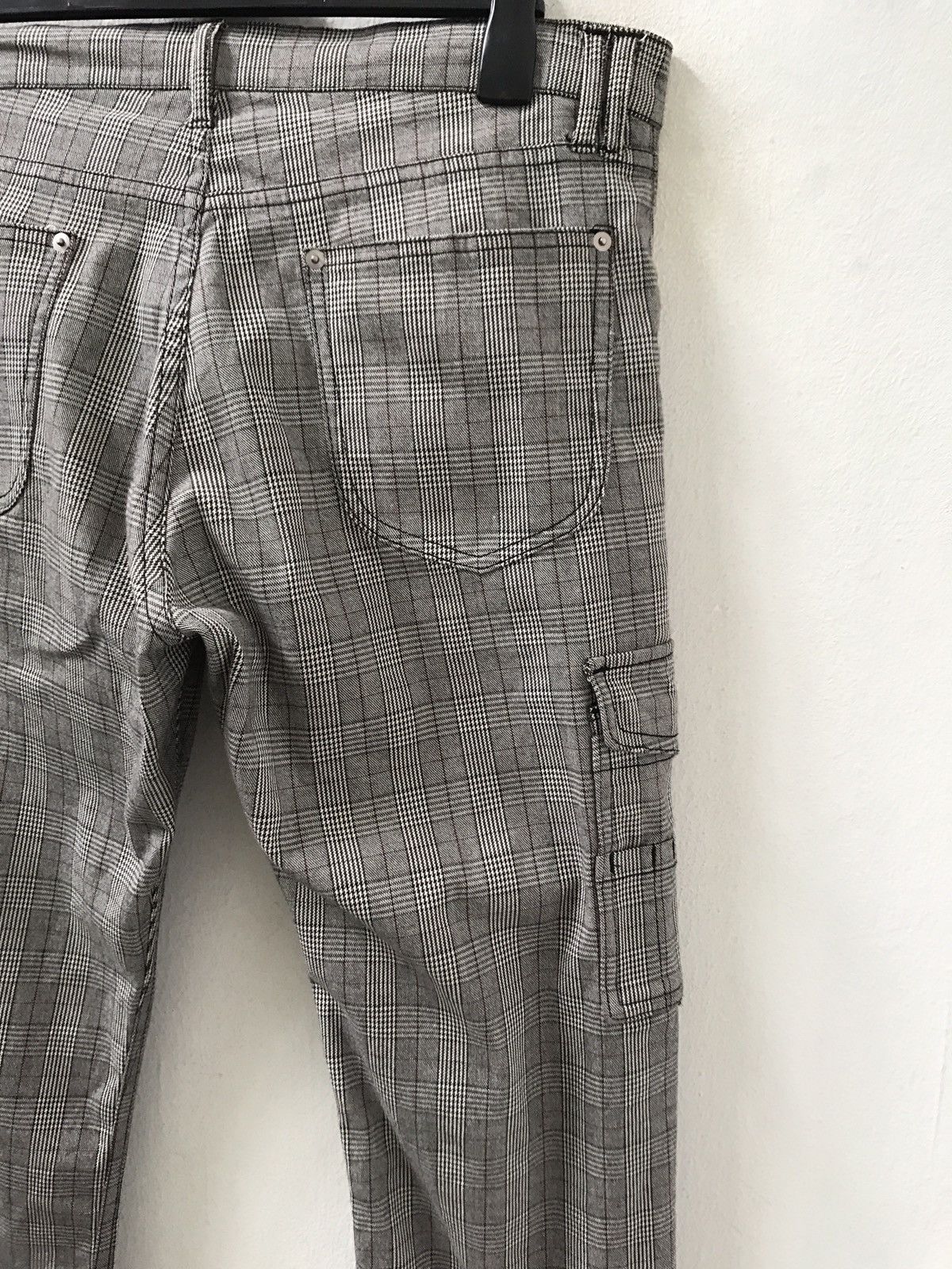 Vintage On Board Japan Tartan Checks Stretchable Cargo Trouser Pant Size US 34 / EU 50 - 9 Thumbnail