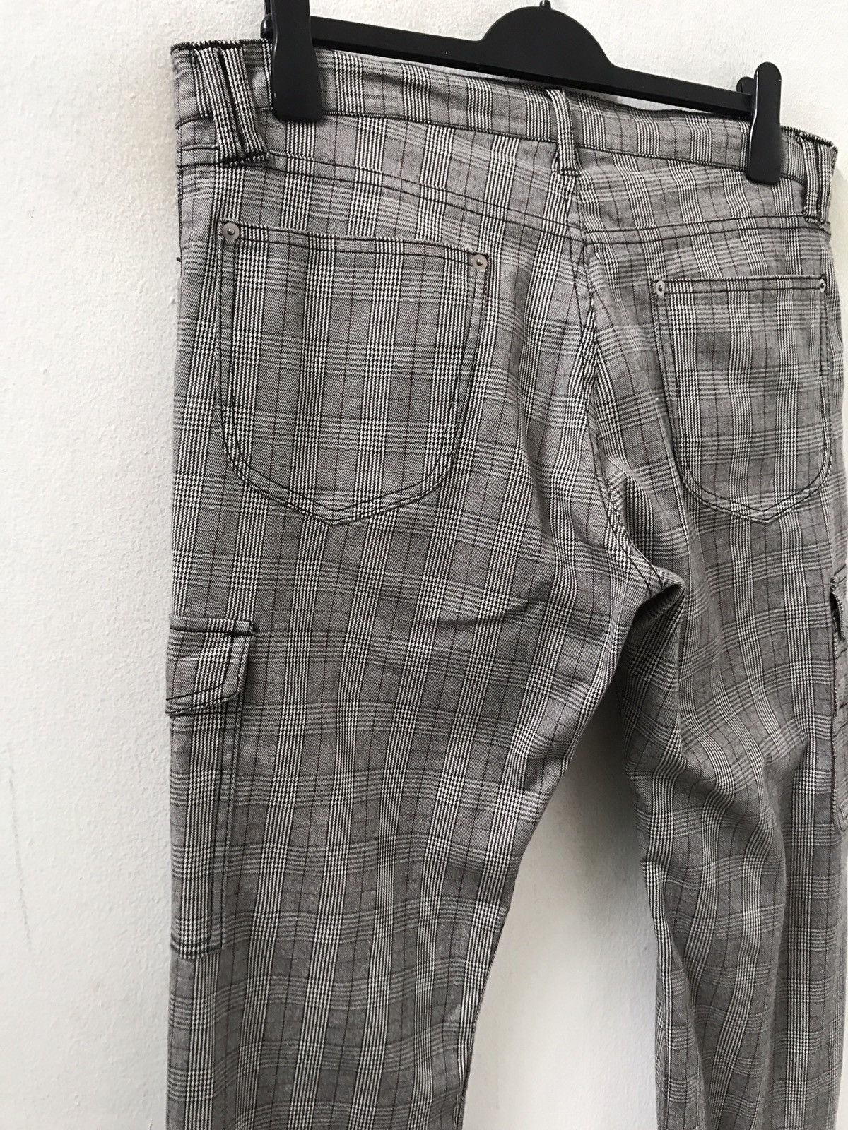 Vintage On Board Japan Tartan Checks Stretchable Cargo Trouser Pant Size US 34 / EU 50 - 8 Thumbnail