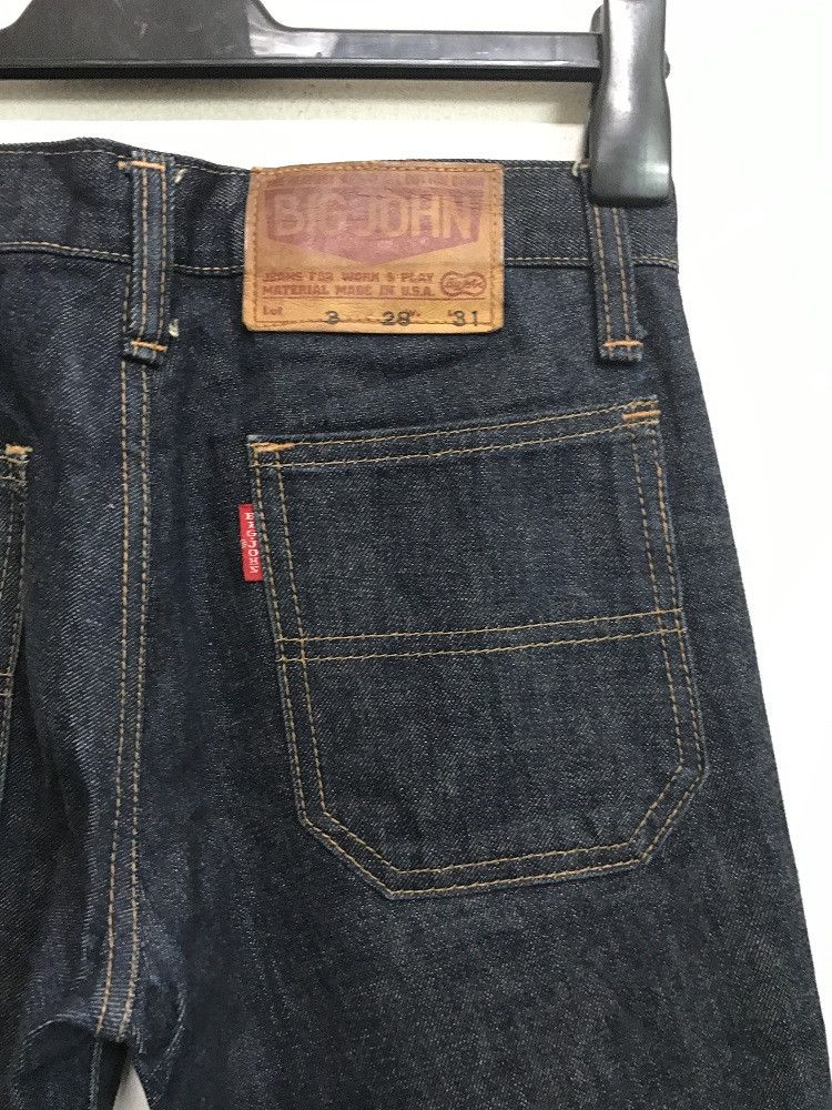 Big John × Vintage 70s Big John Made in Usa Sanforized Indigo Denim Bell Bottom Size US 28 / EU 44 - 2 Thumbnail