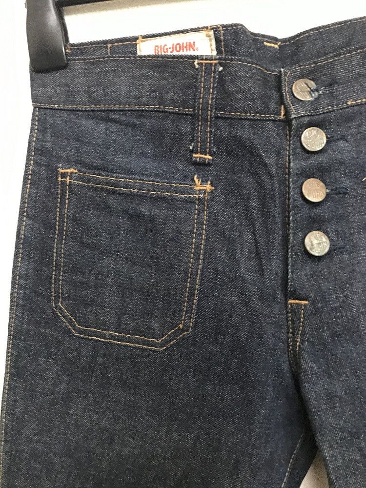 Big John × Vintage 70s Big John Made in Usa Sanforized Indigo Denim Bell Bottom Size US 28 / EU 44 - 10 Thumbnail