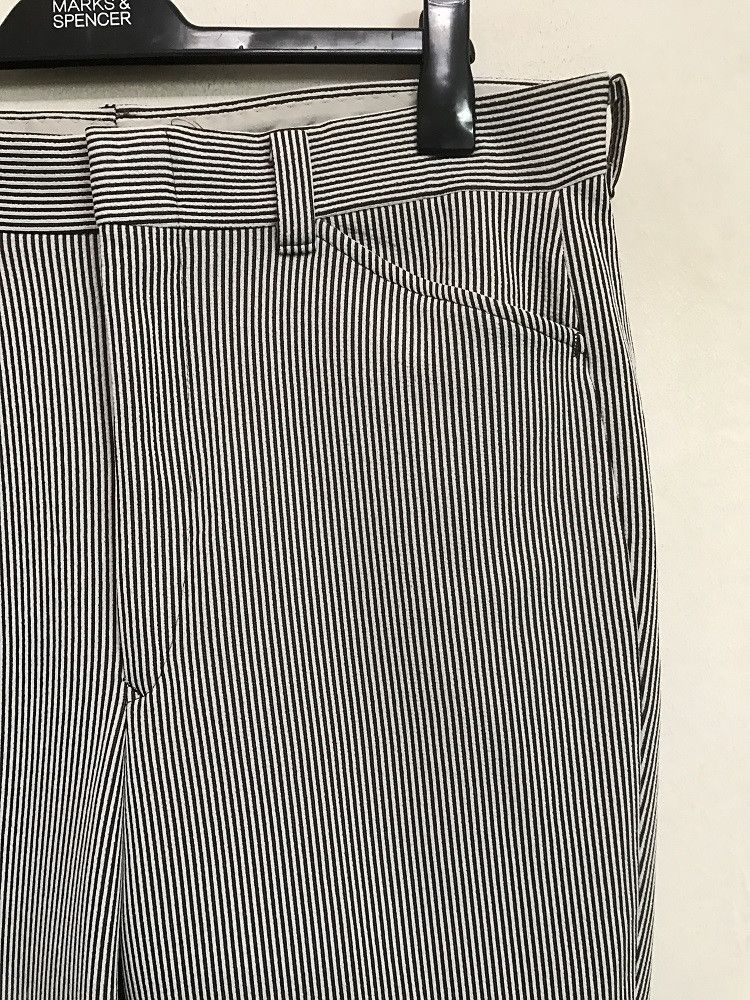 Vintage Vintage 70s KINGS ROAD Perma - Prest Striped Trouser Pant Size US 38 / EU 54 - 2 Thumbnail