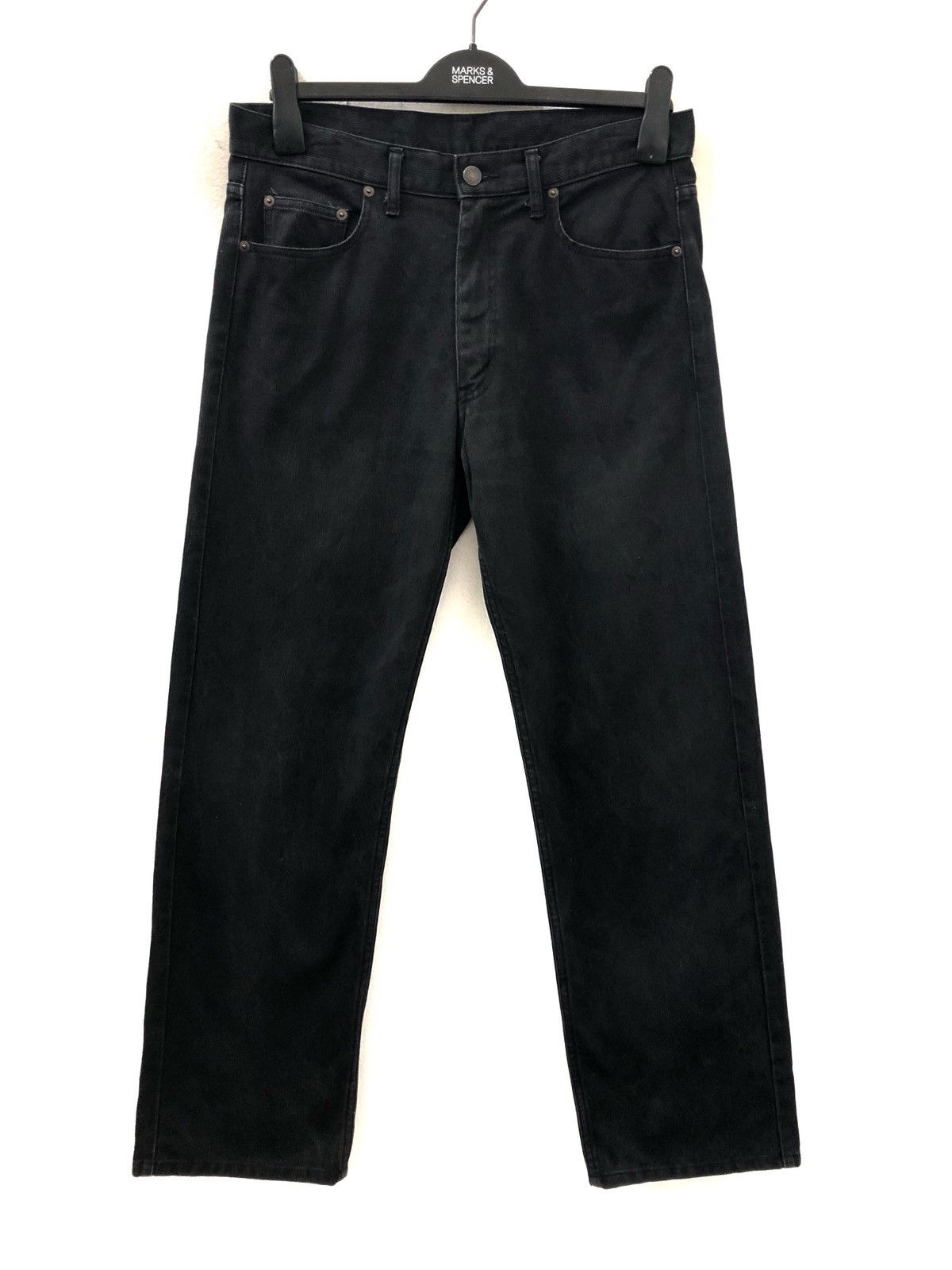 Or Glory OrGlory Japan Striped Twill Black Trouser Pant Size US 31 - 1 Thumbnail