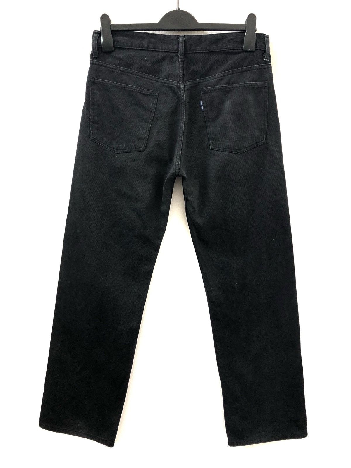 Or Glory OrGlory Japan Striped Twill Black Trouser Pant Size US 31 - 6 Thumbnail