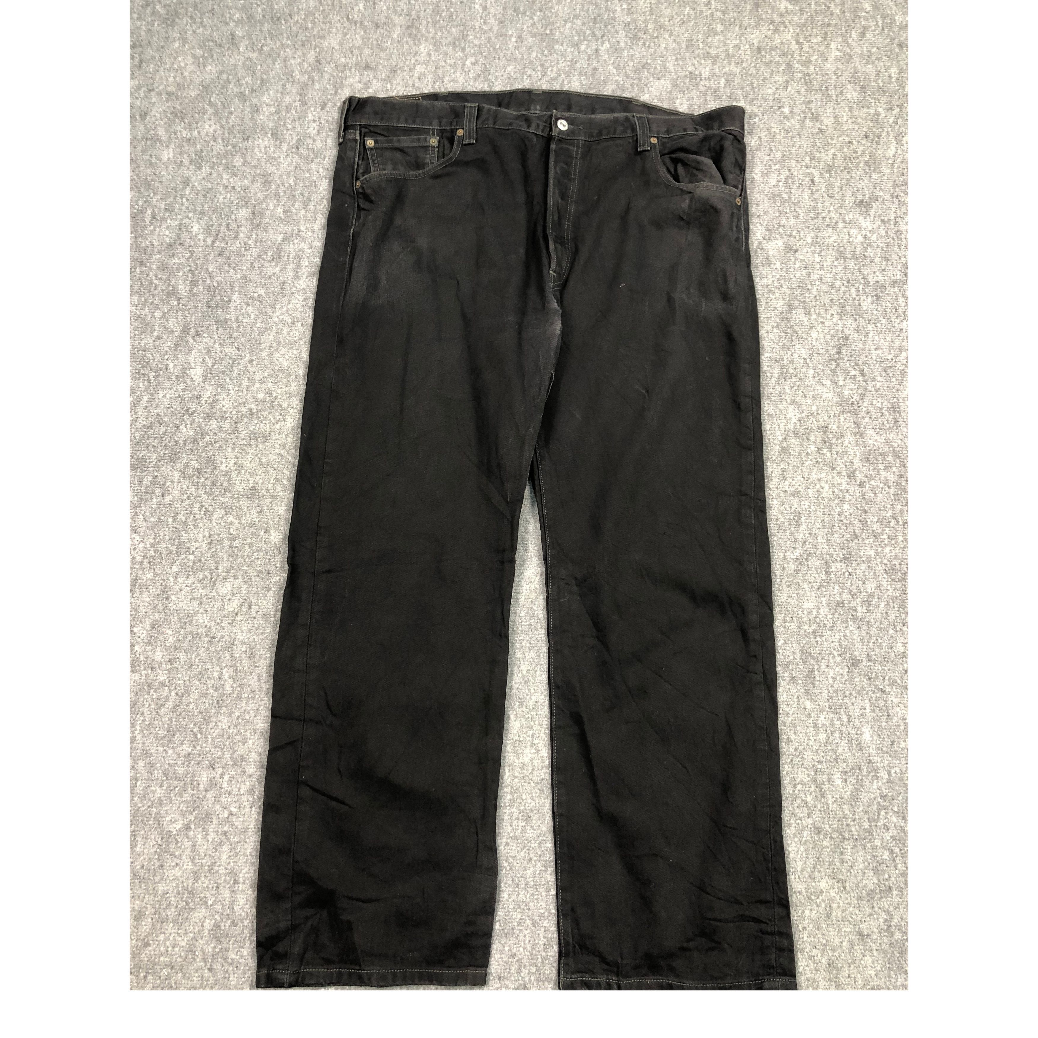 Vintage Levis 501 Super Black Denim Jeans DP0140