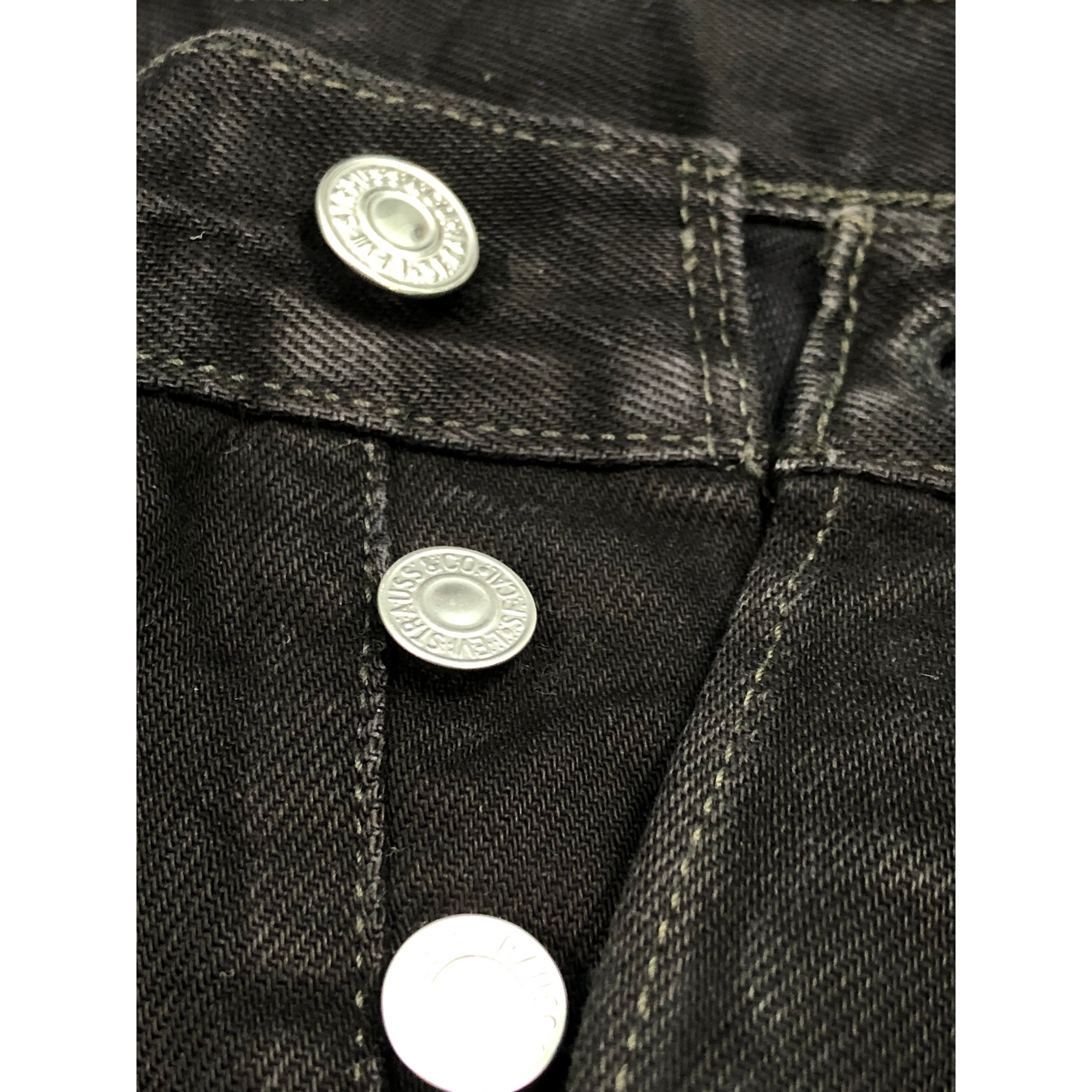 Levi's Vintage Levis 501 Super Black Denim Jeans DP0140 Size US 42 / EU 58 - 6 Thumbnail