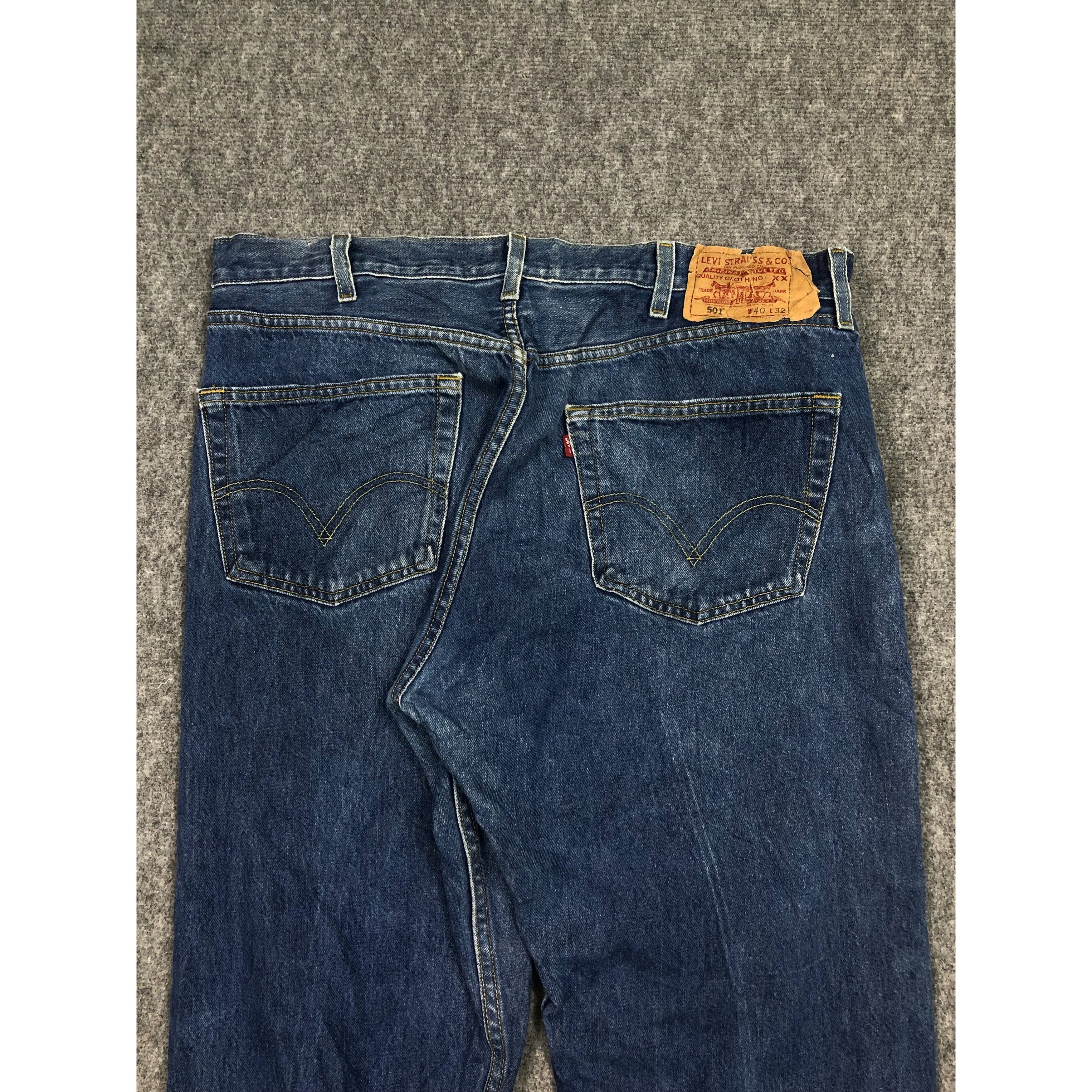 Levi's Vintage Levis 501 lightwash Jeans Pant DP0106 Size US 38 / EU 54 - 4 Thumbnail