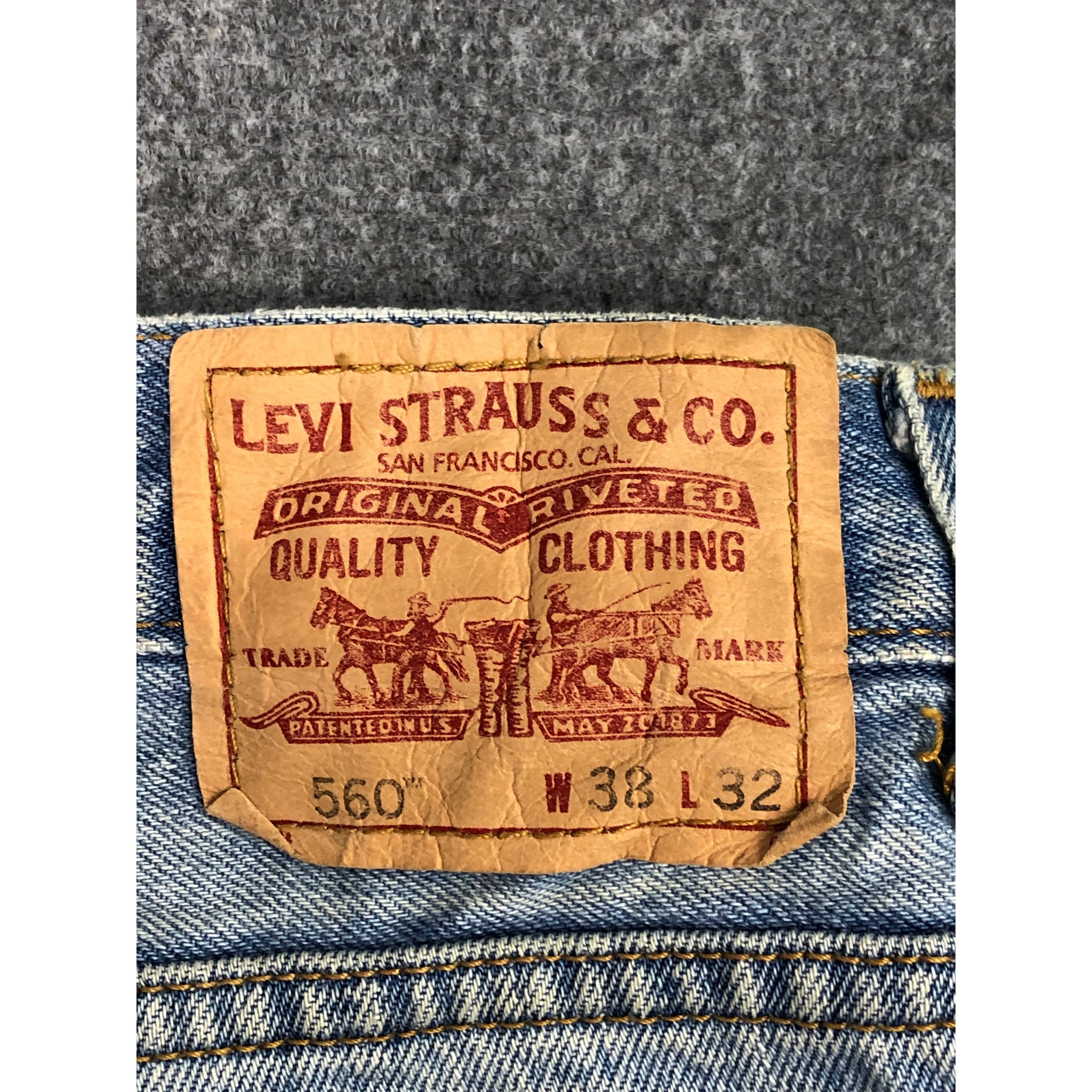 Levi's Vintage Levis 560 Oversized Jeans DP0474 Size US 40 / EU 56 - 5 Thumbnail