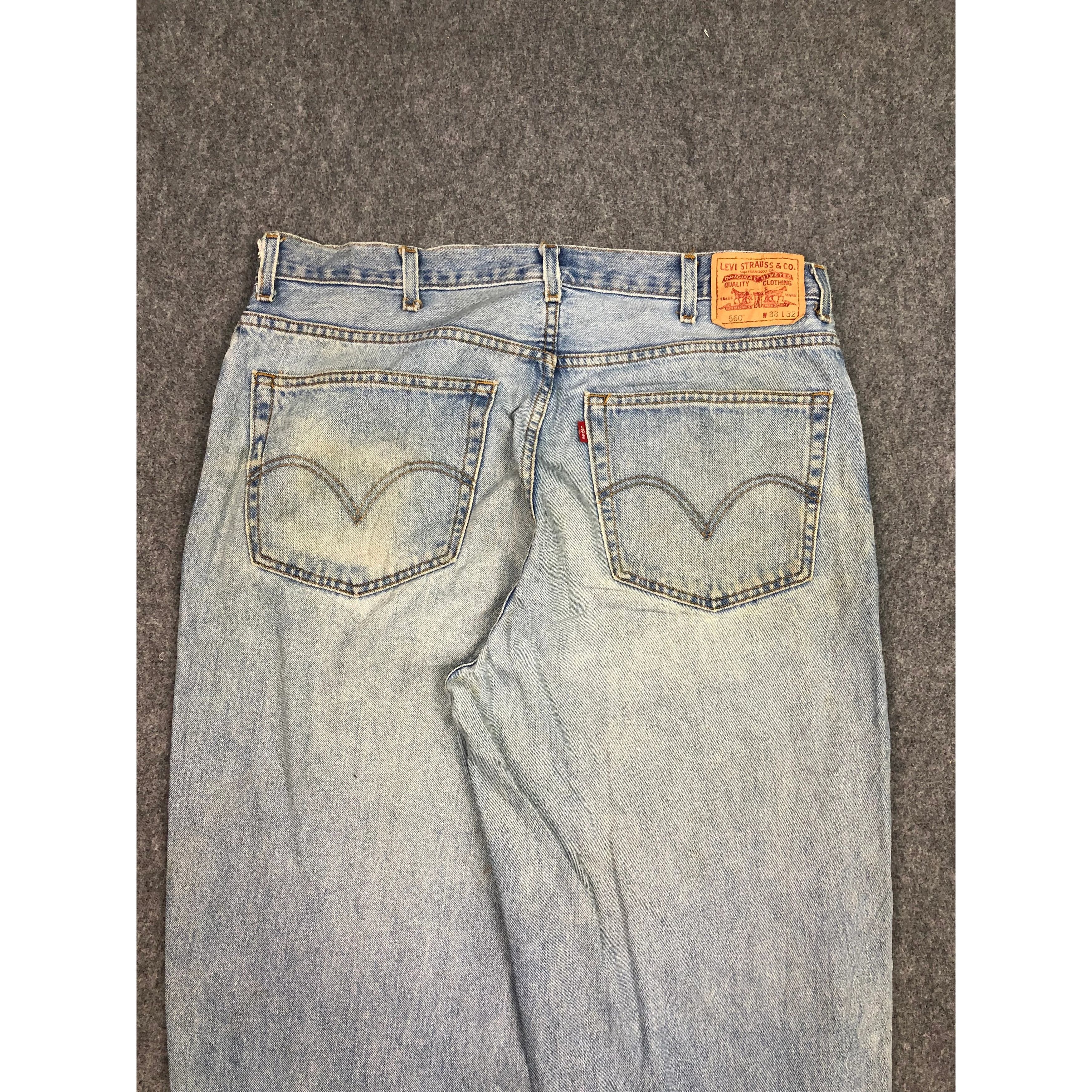 Levi's Vintage Levis 560 Oversized Jeans DP0474 Size US 40 / EU 56 - 4 Thumbnail