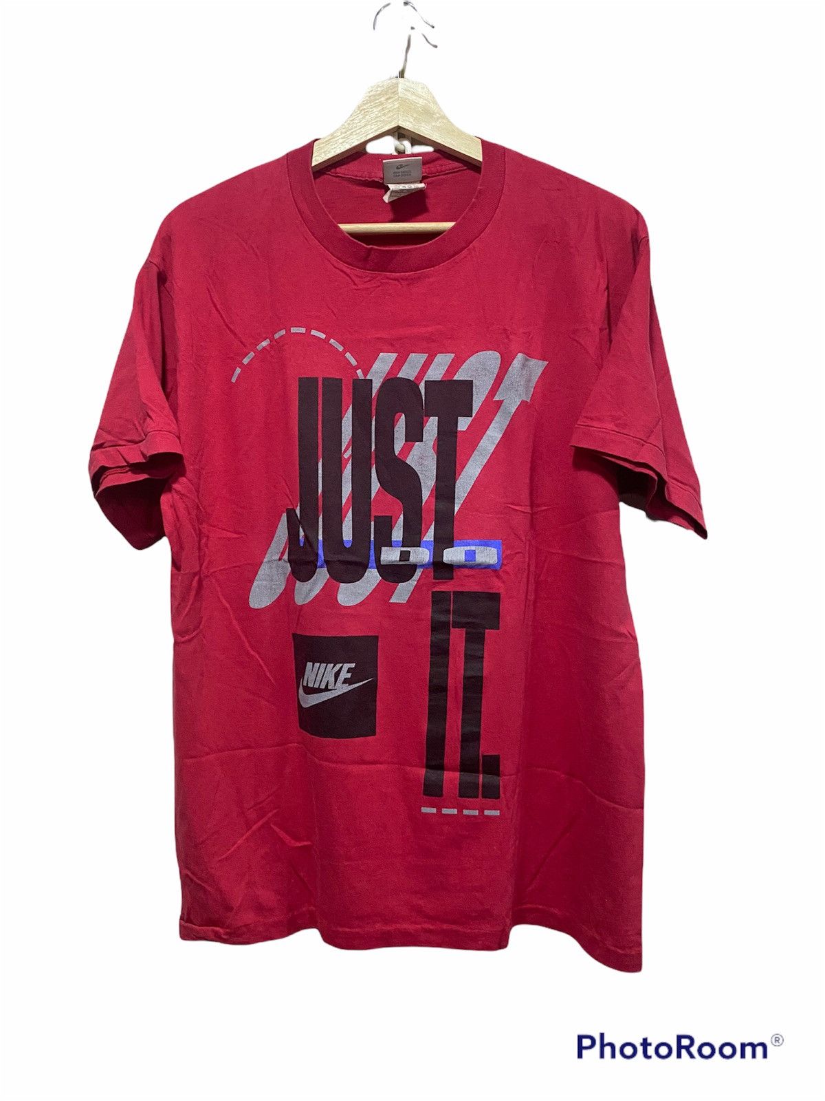 Nike DISTRESSED VINTAGE 80s NIKE JUST DO IT MADE IN USA | Grailed