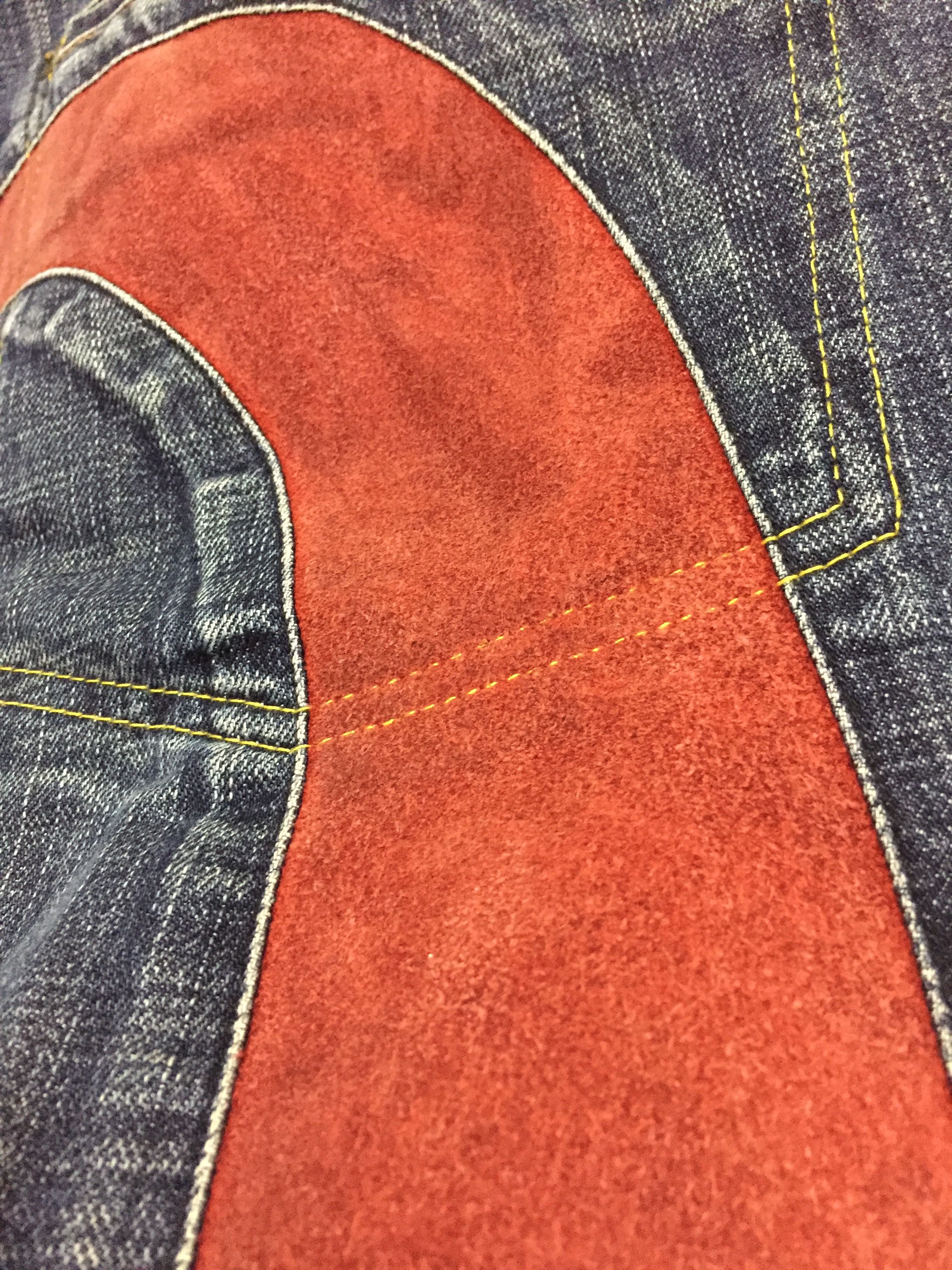 Evisu Evisu by Yamane Selvedge Denim suede leather logo Size US 32 / EU 48 - 6 Thumbnail