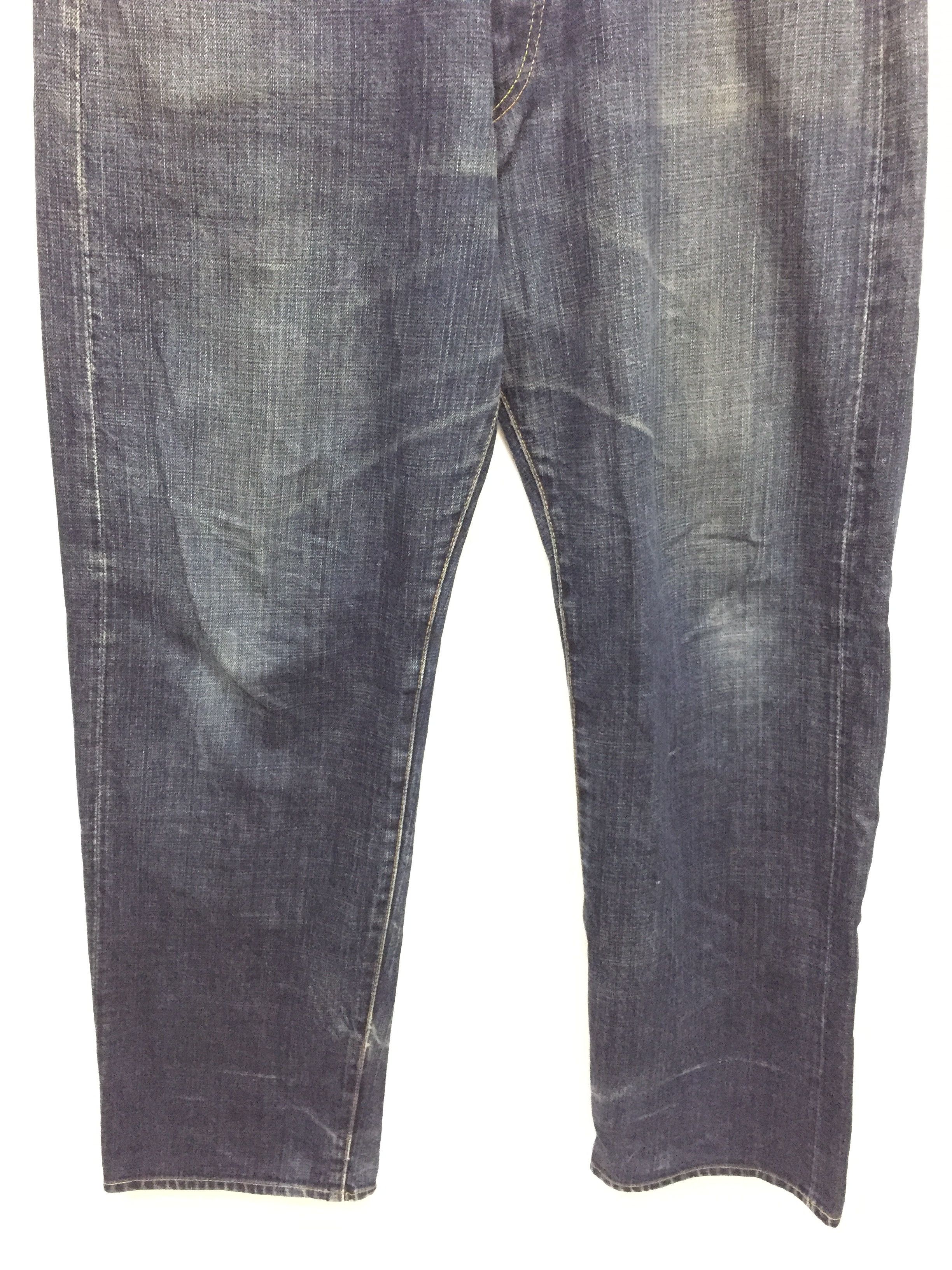 Evisu Evisu by Yamane Selvedge Denim suede leather logo Size US 32 / EU 48 - 9 Thumbnail