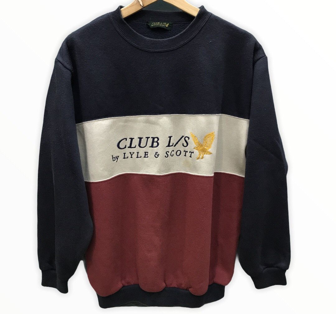 Lyle & Scott Lyle & scott crewneck sweatshirt big logo Size US M / EU 48-50 / 2 - 1 Thumbnail