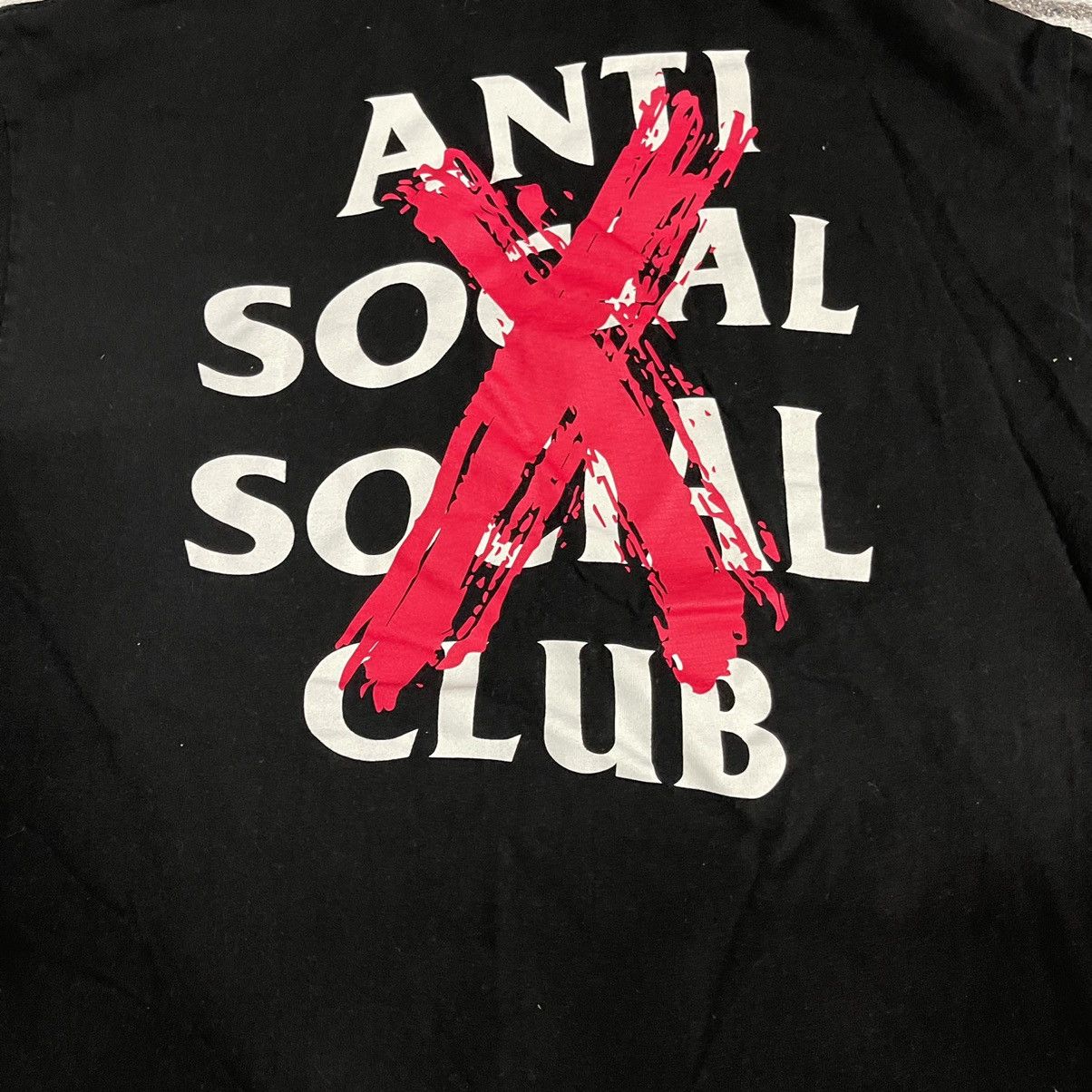 Anti Social Social Club Anti Anti Social Club Logo Worn Pink Strike Sold Out Grailed 6900