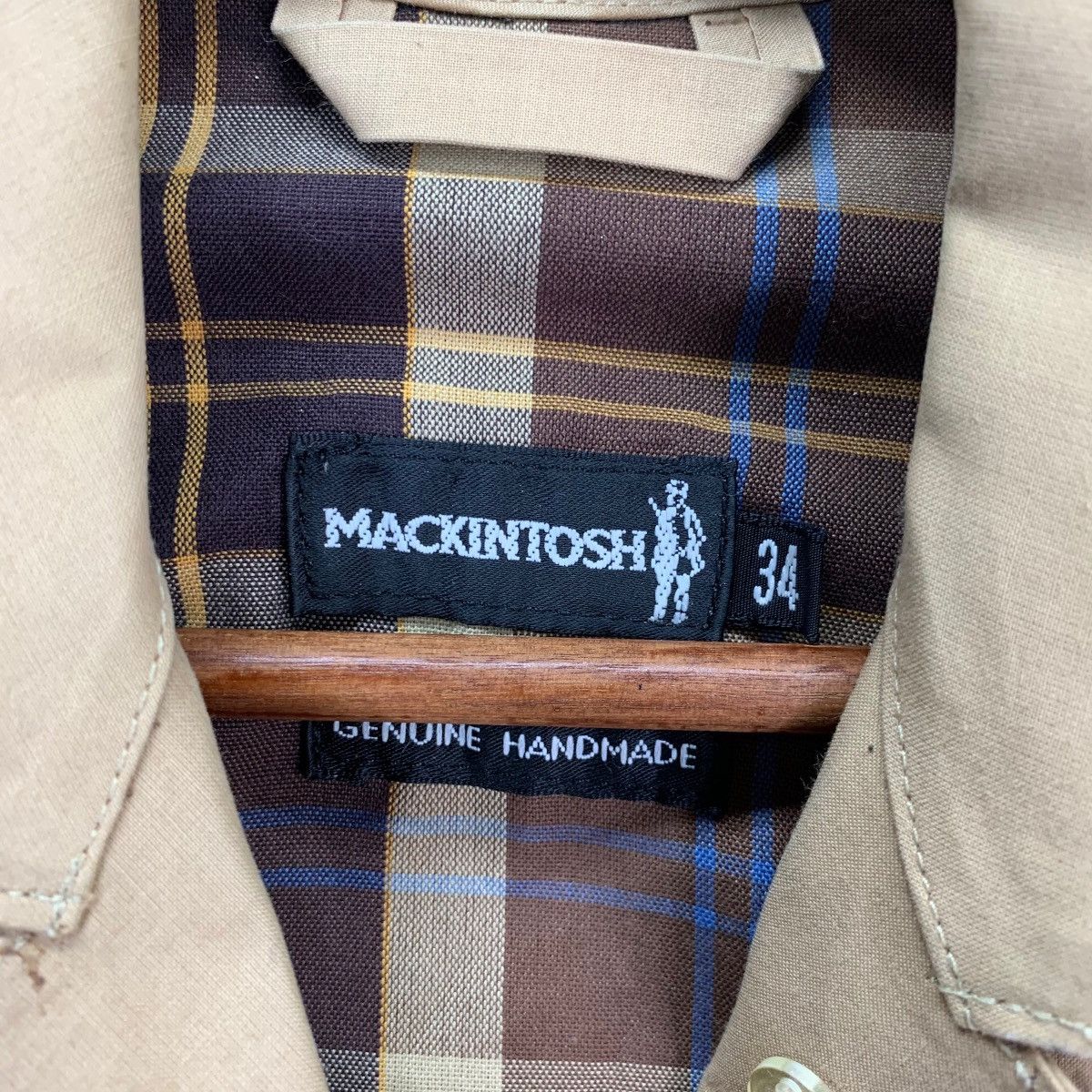 Designer × Handmade × Mackintosh Vintage 90s Mackintosh Long Jacket Size US S / EU 44-46 / 1 - 4 Thumbnail