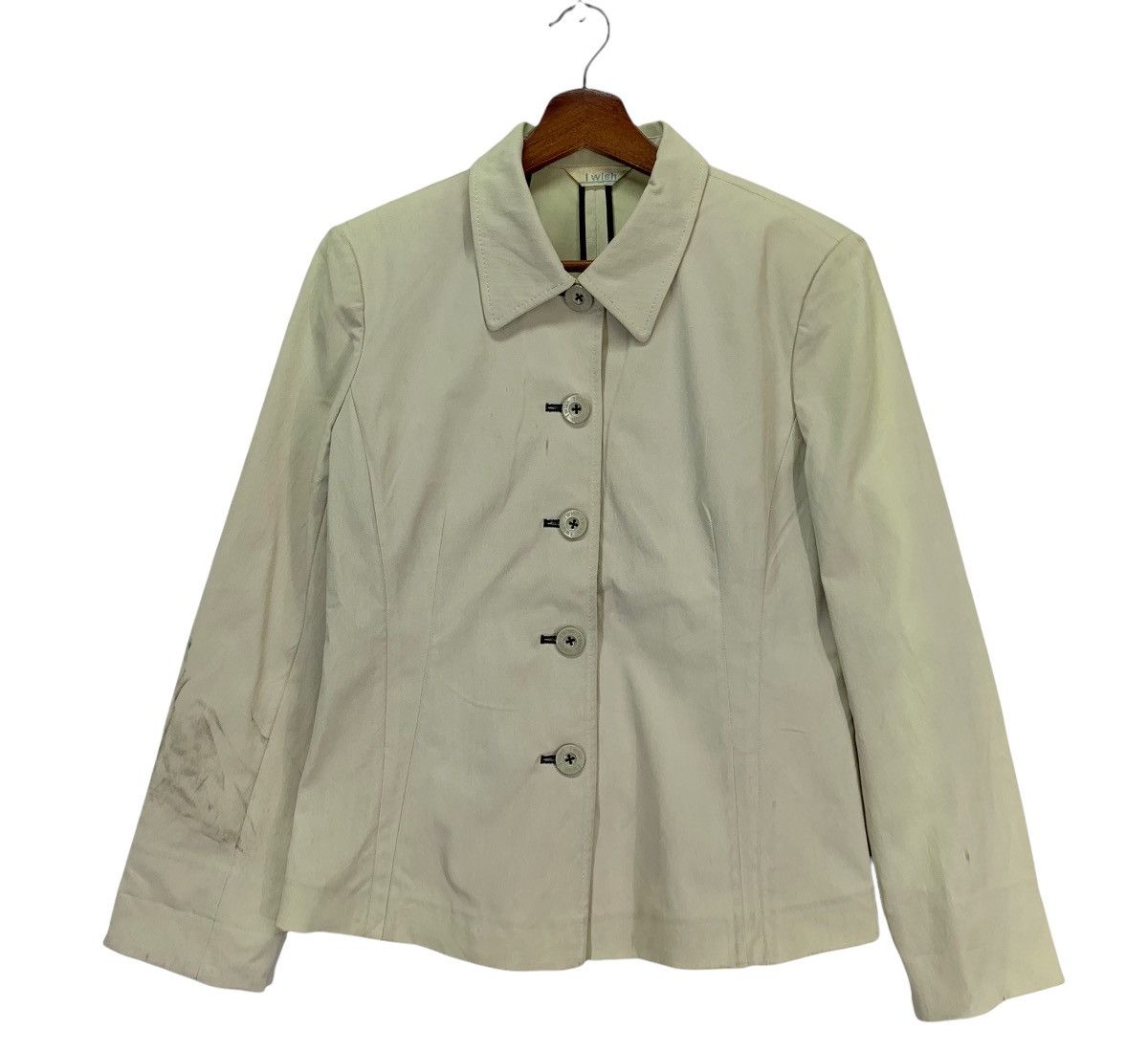 Japanese Brand × Yohji Yamamoto Vintage IWISH By Yohji Yamamoto Coat Size US S / EU 44-46 / 1 - 1 Thumbnail
