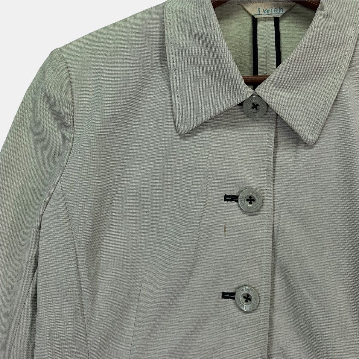 Japanese Brand × Yohji Yamamoto Vintage IWISH By Yohji Yamamoto Coat Size US S / EU 44-46 / 1 - 3 Thumbnail