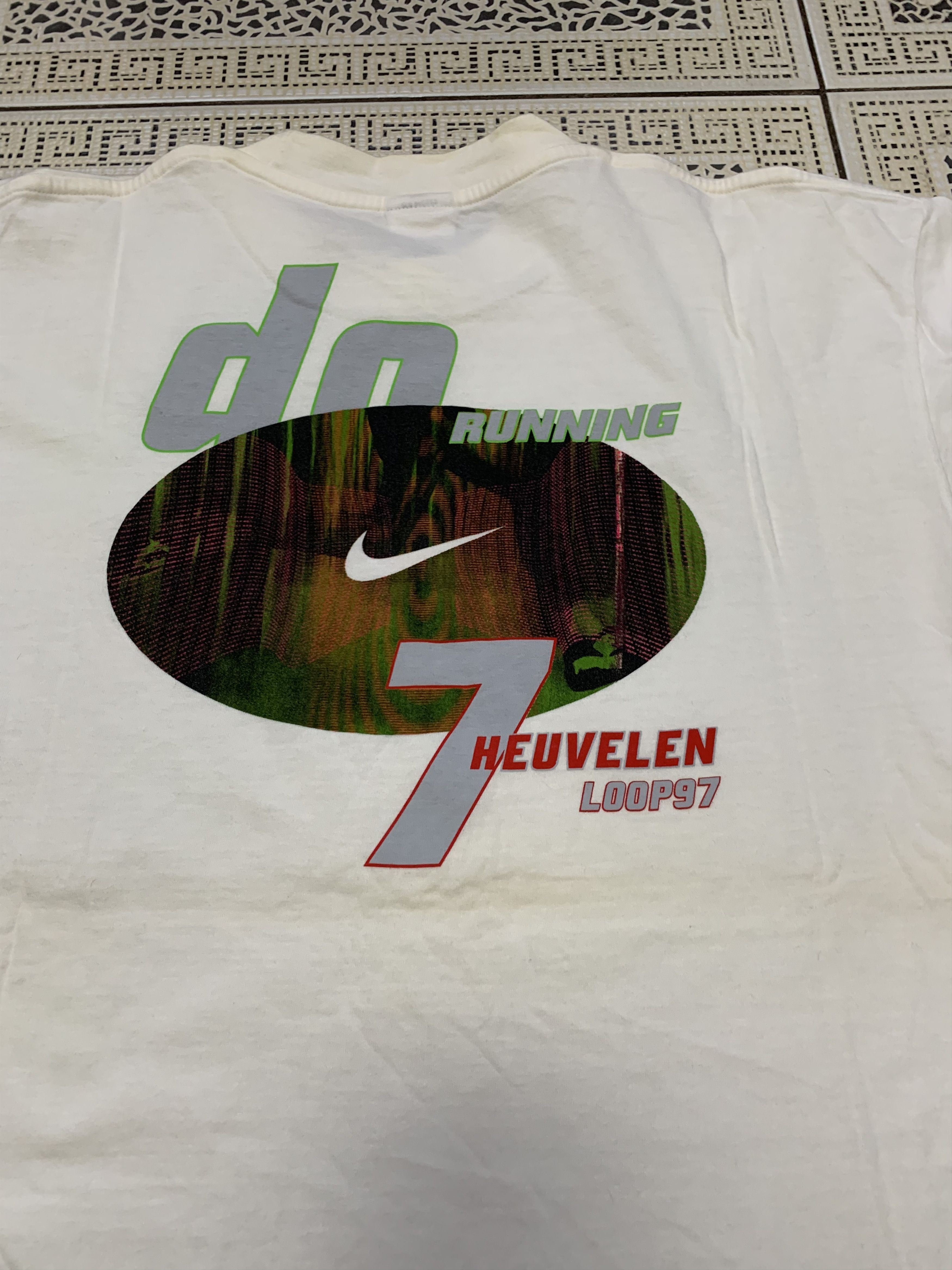 Nike × Vintage Nike Running huevelen loop 97 tee vinatge Rare Size US M / EU 48-50 / 2 - 16 Thumbnail
