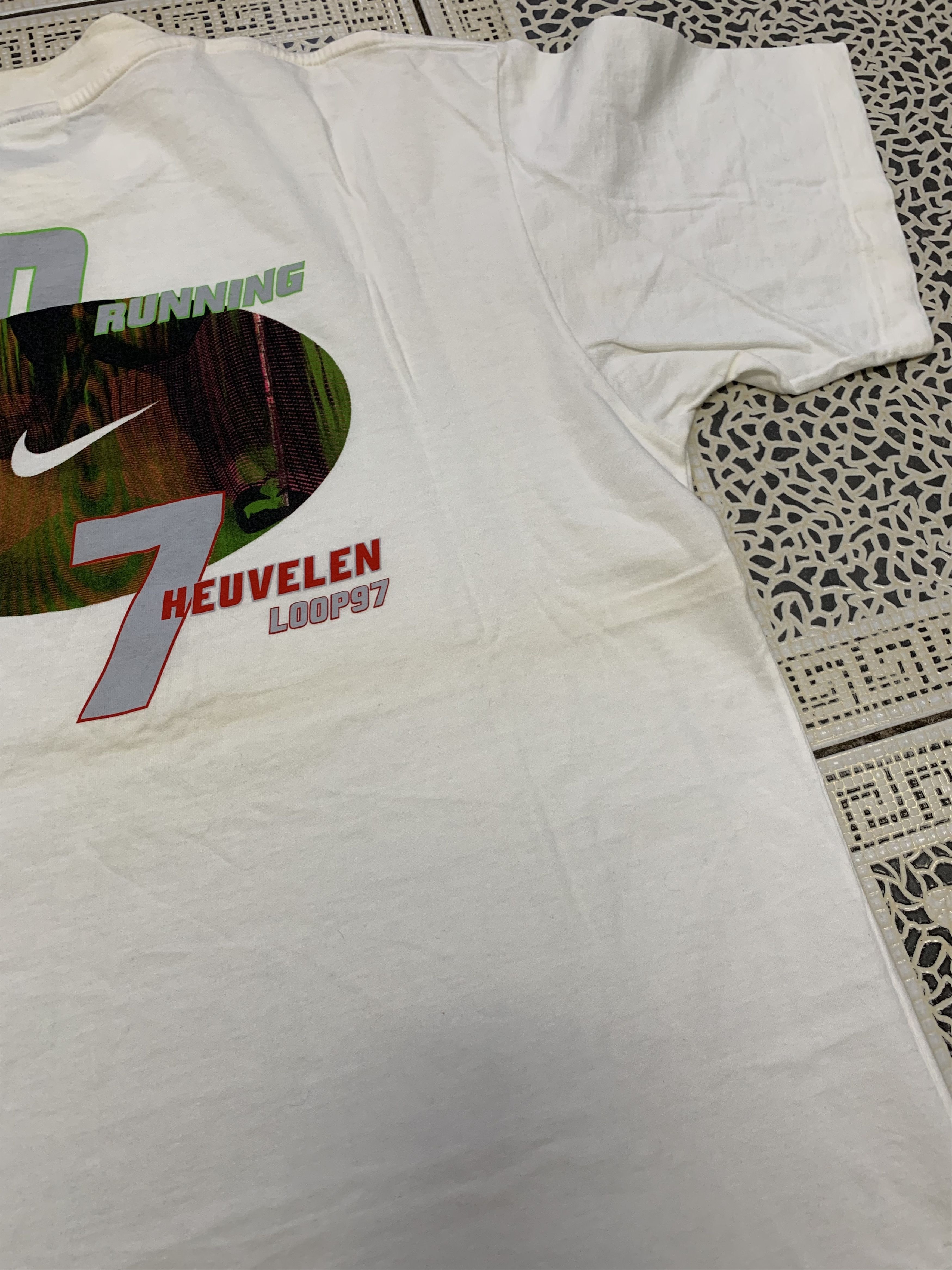 Nike × Vintage Nike Running huevelen loop 97 tee vinatge Rare Size US M / EU 48-50 / 2 - 15 Thumbnail