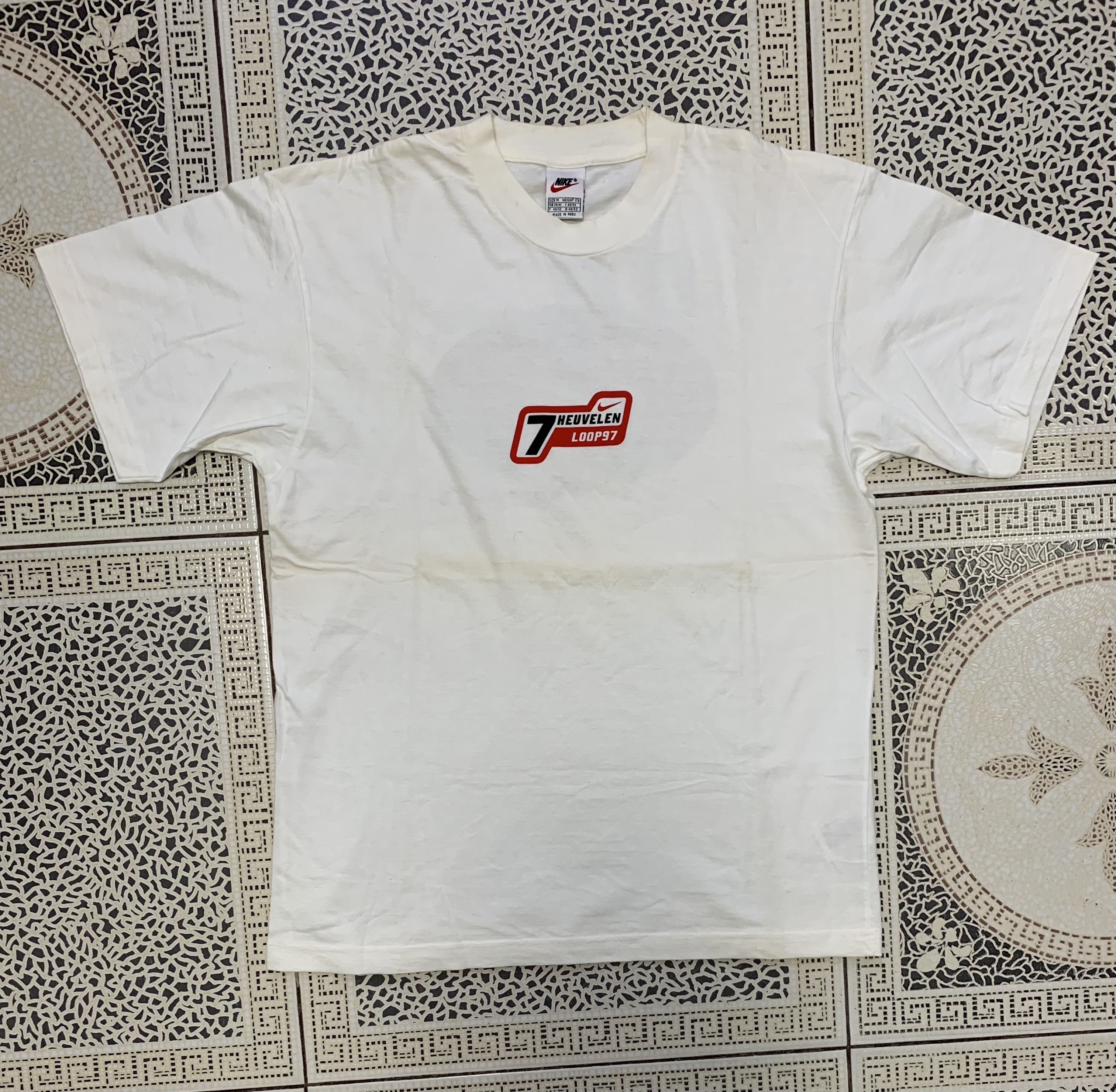 Nike × Vintage Nike Running huevelen loop 97 tee vinatge Rare Size US M / EU 48-50 / 2 - 1 Thumbnail
